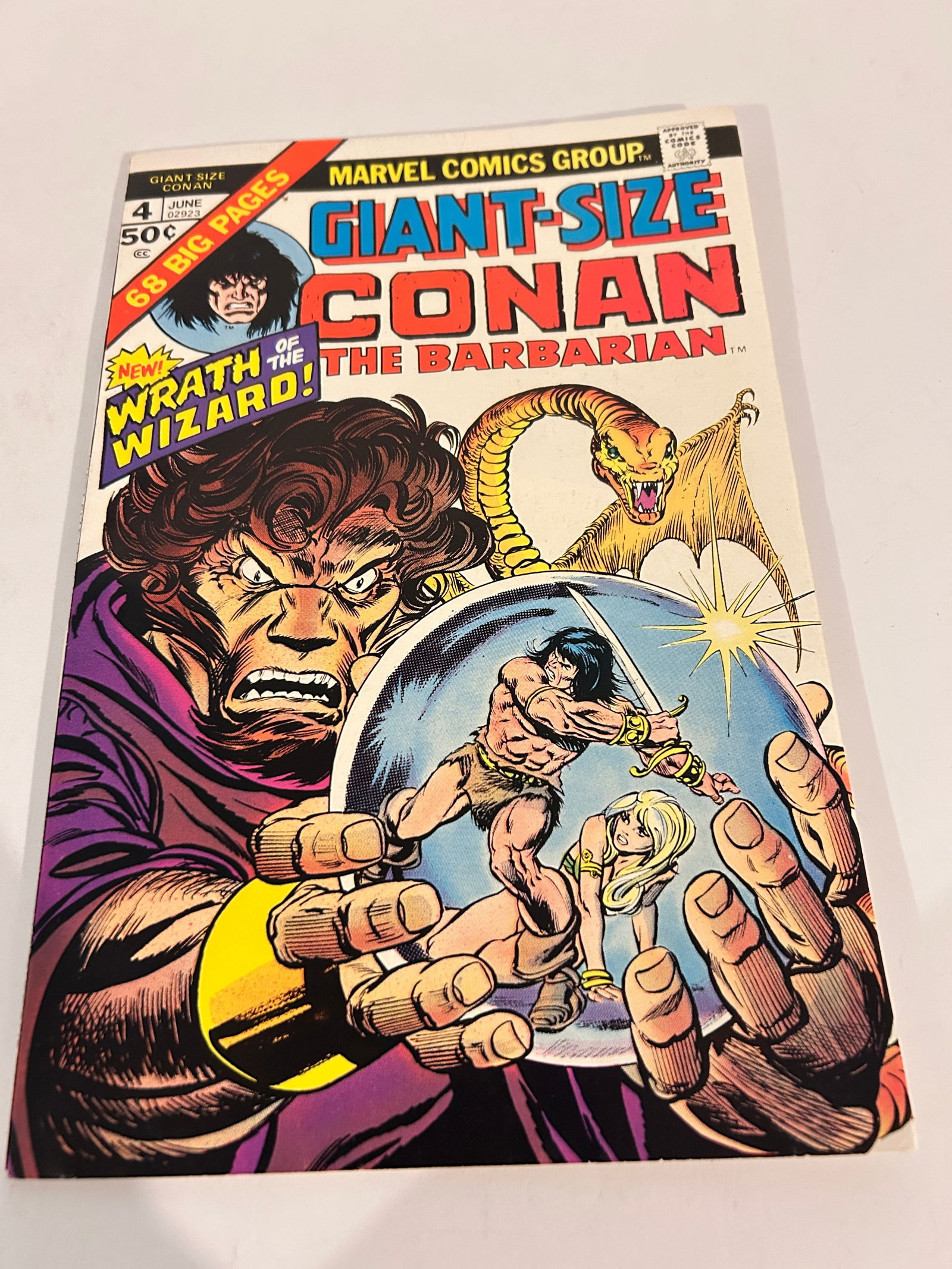 Vintage Comic Book Giant Size Conan the Barbarian # 4 (1 of 3)