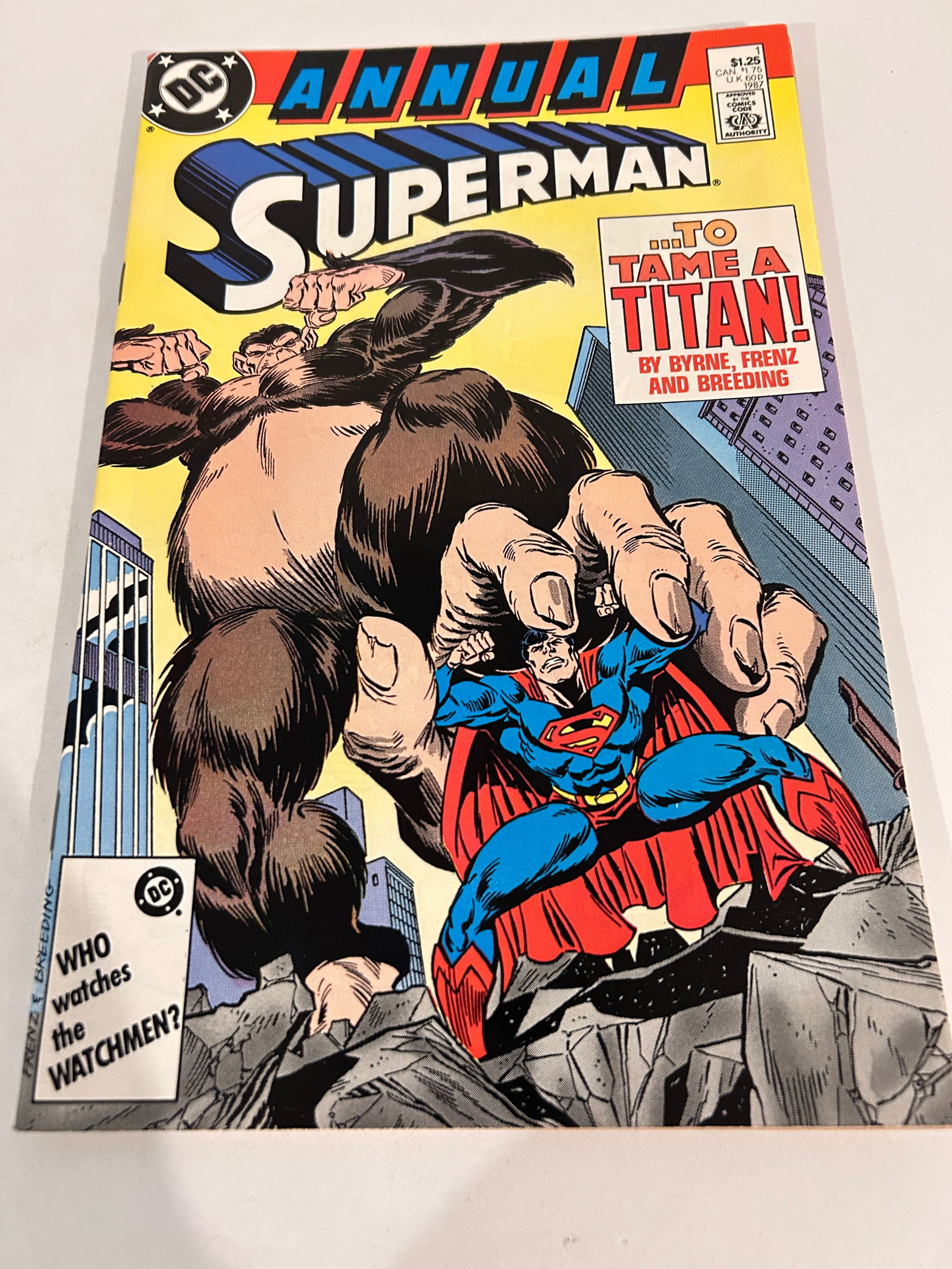 Vintage Comic Book Superman Annual # 1 (1 of 3)