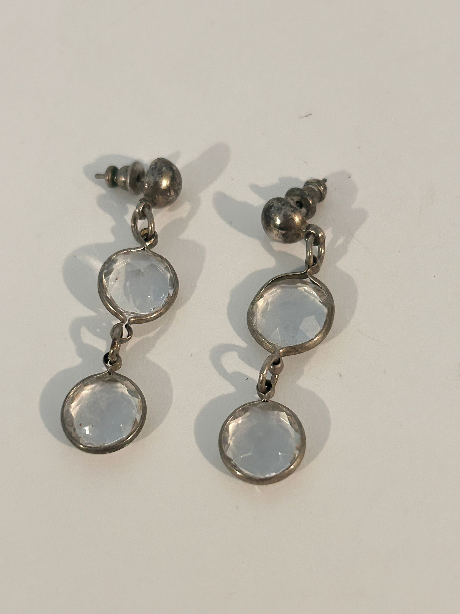 Vintage clear earrings (1 of 3)