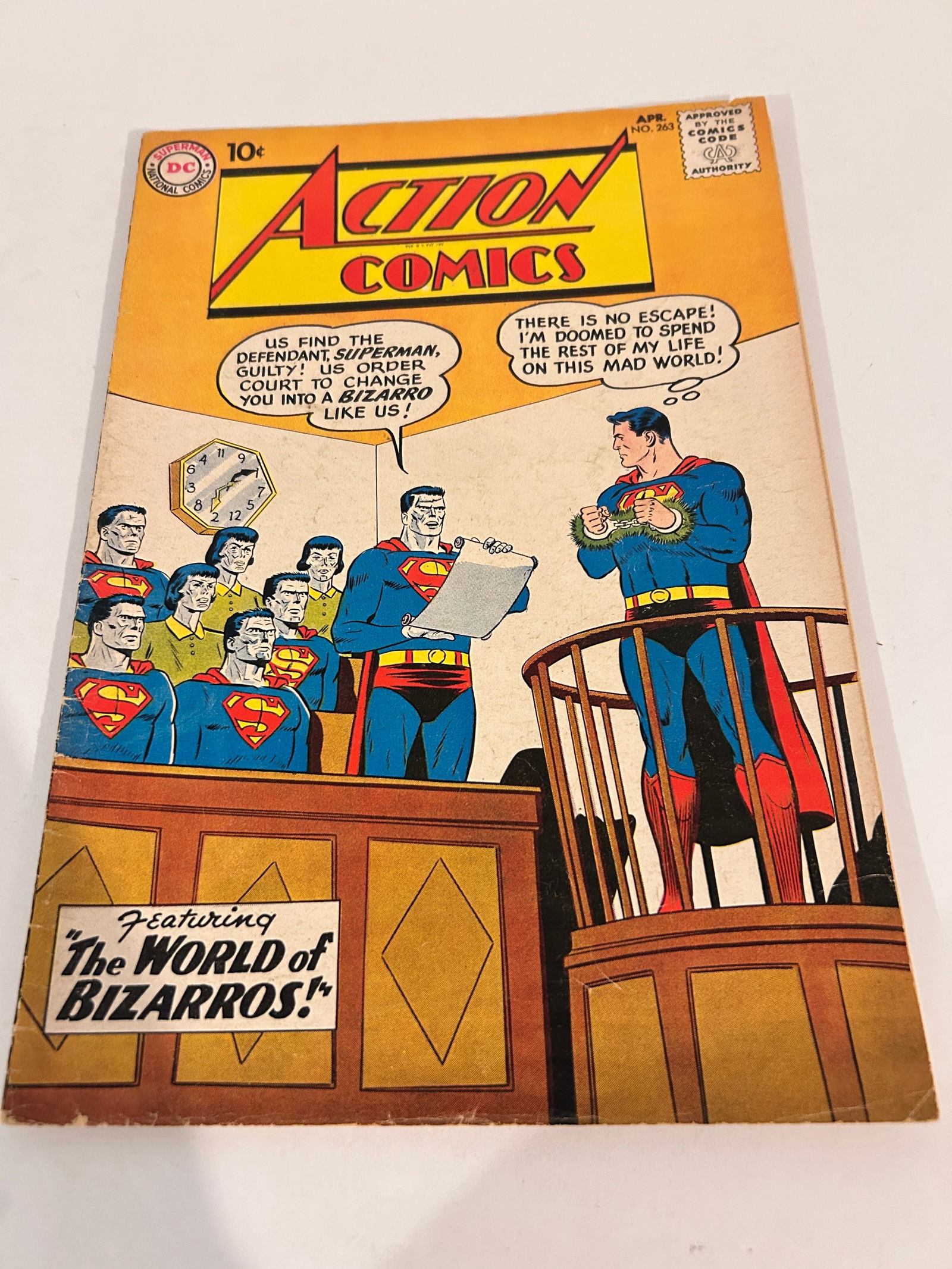 Vintage Comic Book Action Comics # 263 (1 of 3)