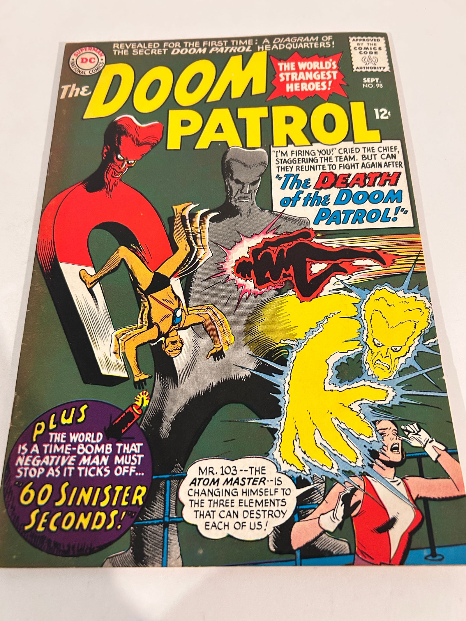 Vintage Comic Book The Doom Patrol # 98 (1 of 3)