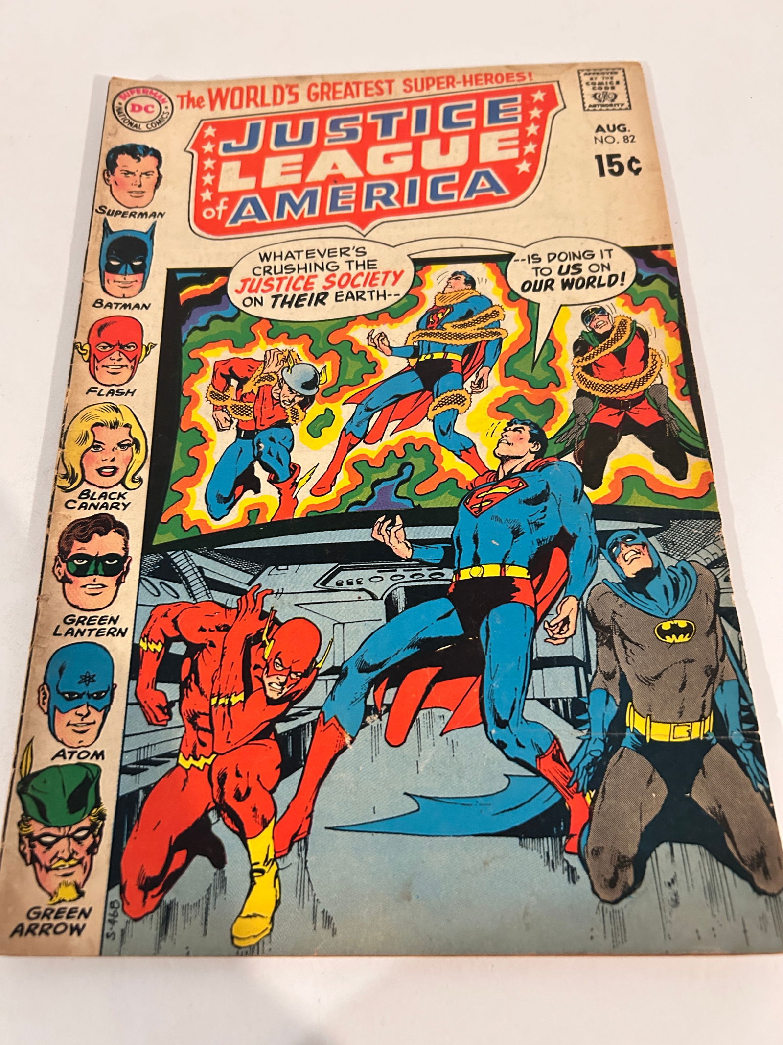 Vintage Comic Book Justice League of America # 82 (1 of 3)