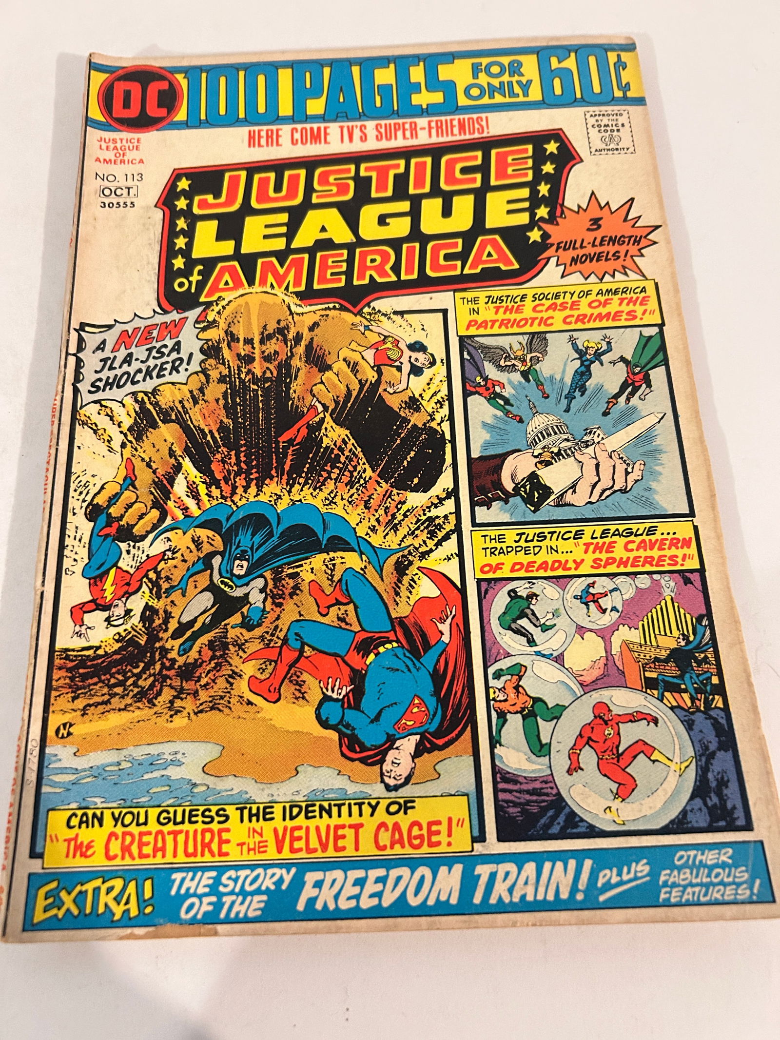 Vintage Comic Book Justice League of America # 113 (1 of 3)