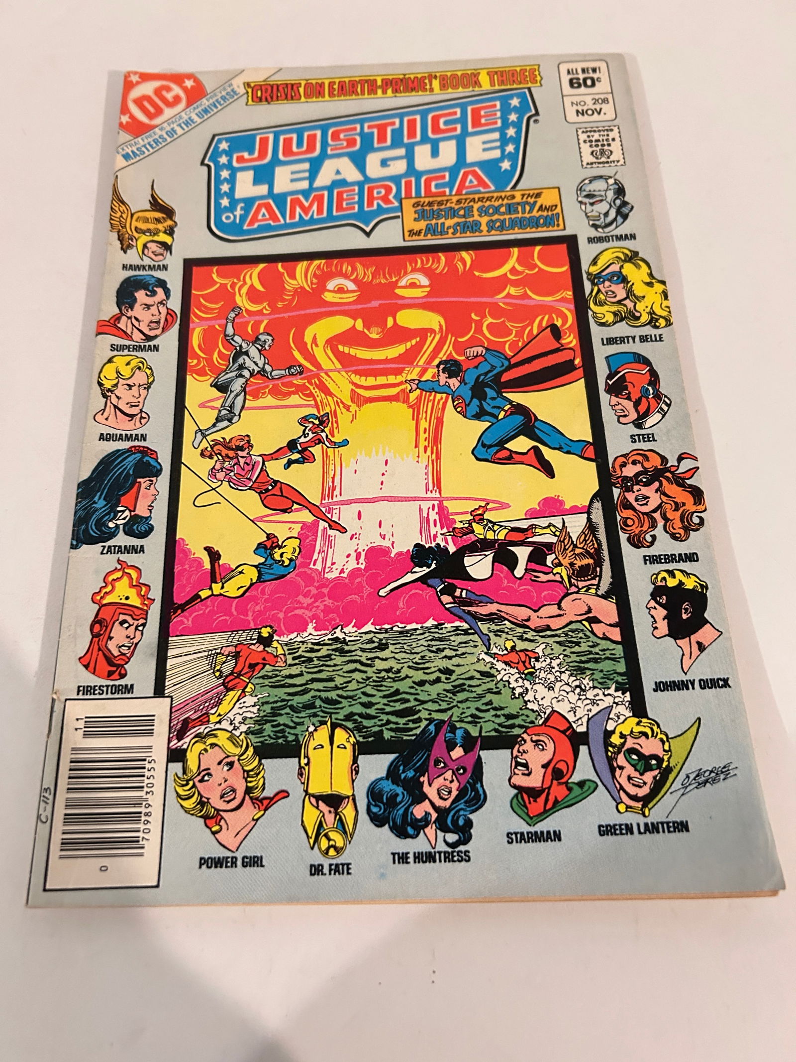 Vintage Comic Book Justice League of America # 208 (1 of 3)