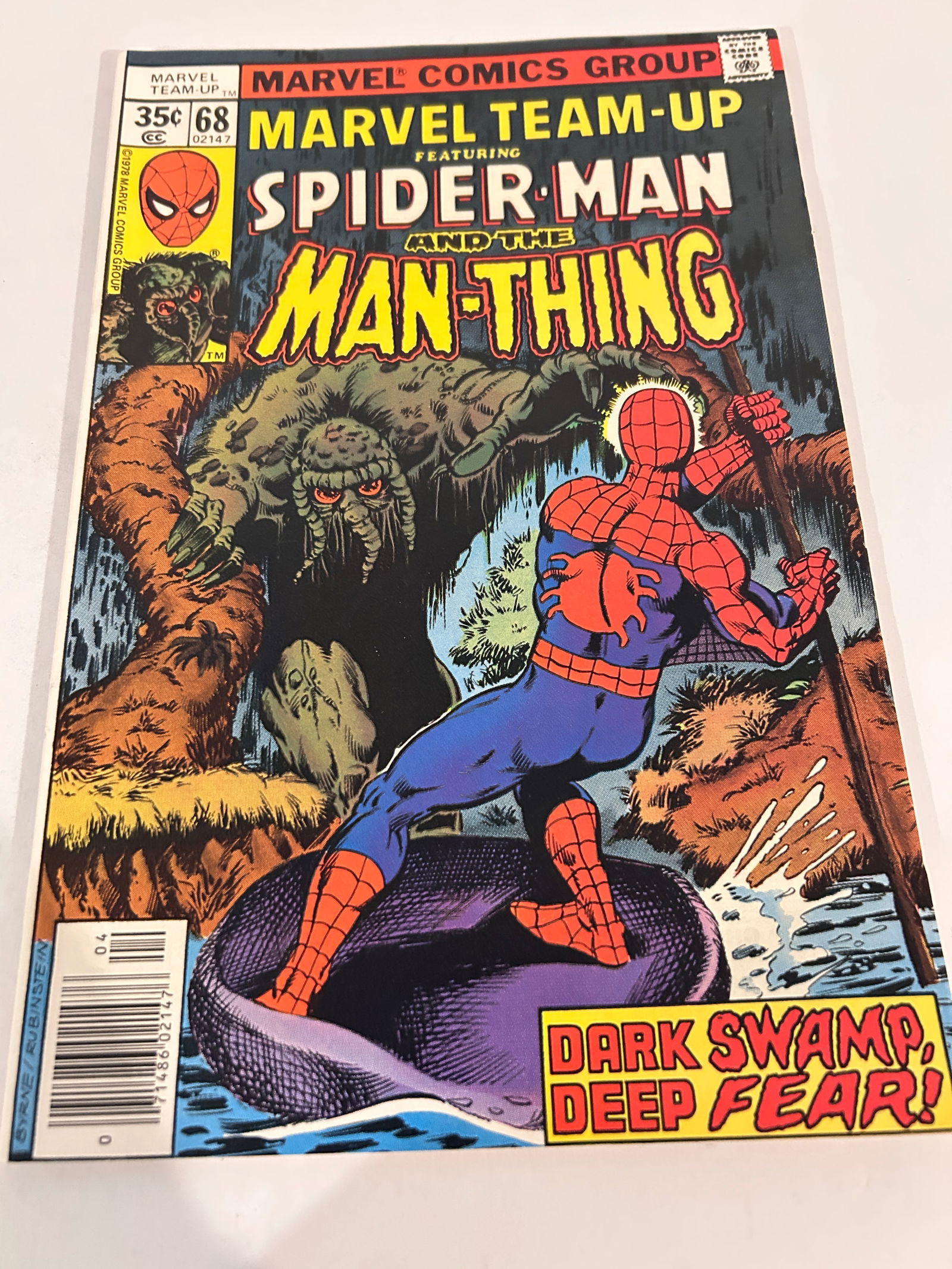 Vintage Comic Book Marvel Team-up # 68 (1 of 3)