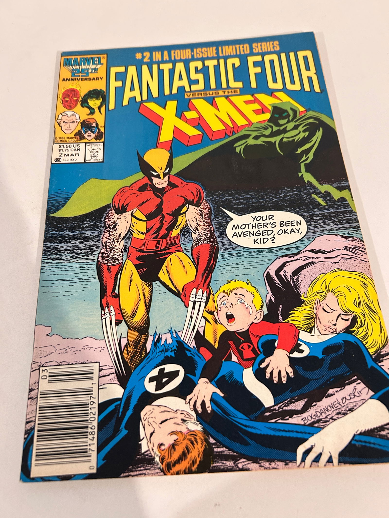 Vintage Comic Book Fantastic Four vs X-Men # 2 (1 of 3)