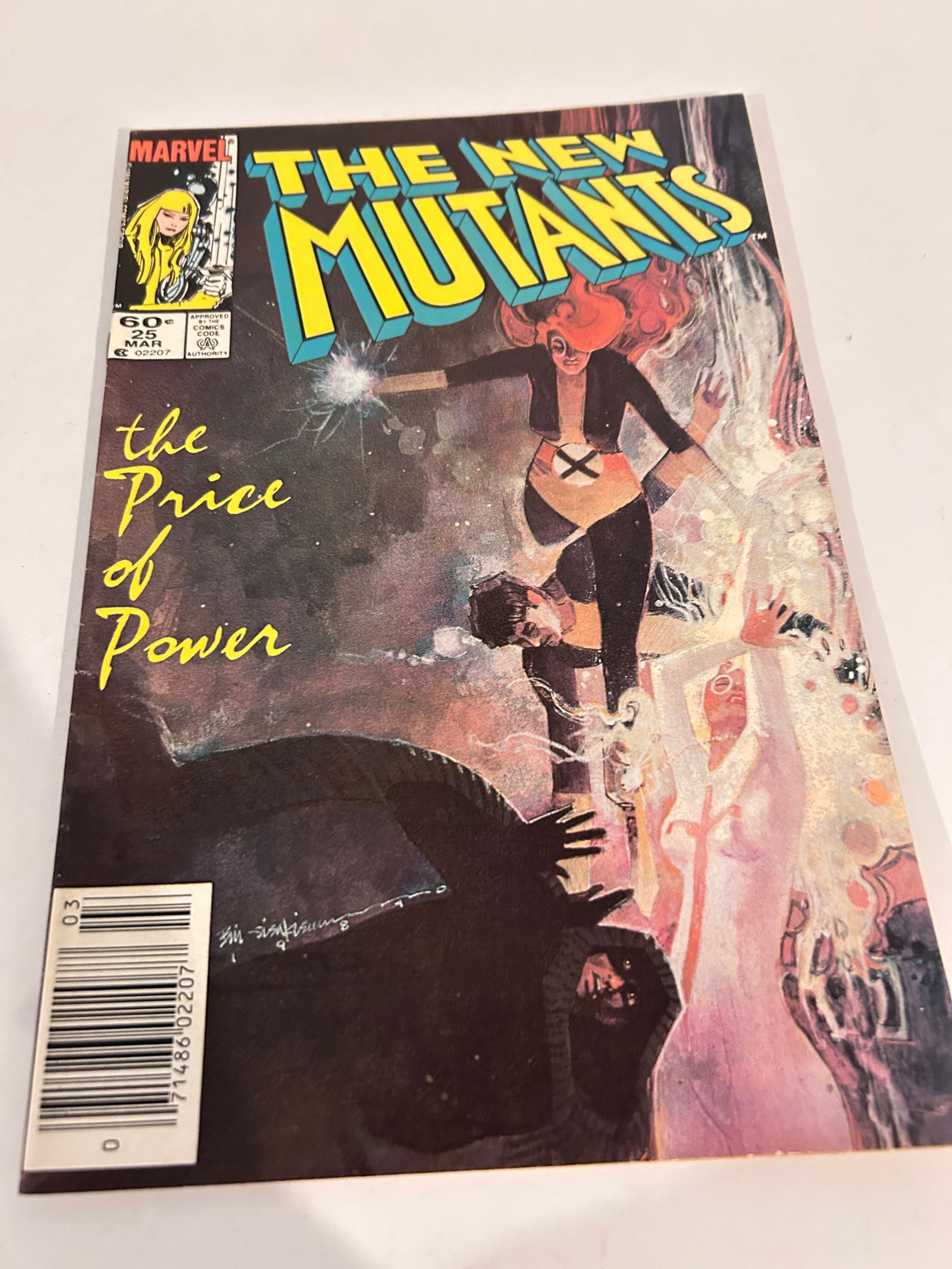 Vintage Comic Book The New Mutants # 25 (1 of 3)