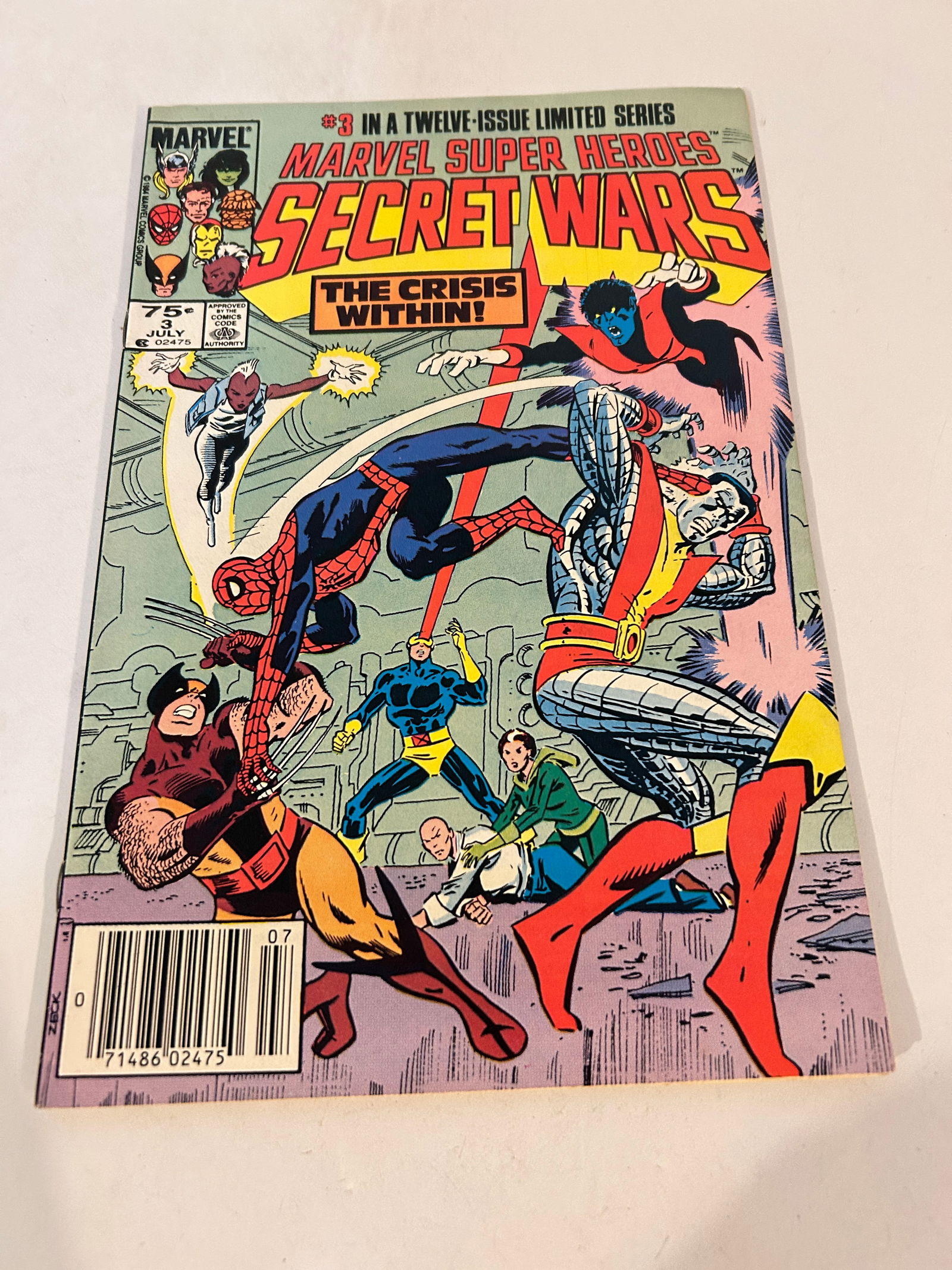 Vintage Comic Book Secret Wars # 3 Newstand (1 of 3)