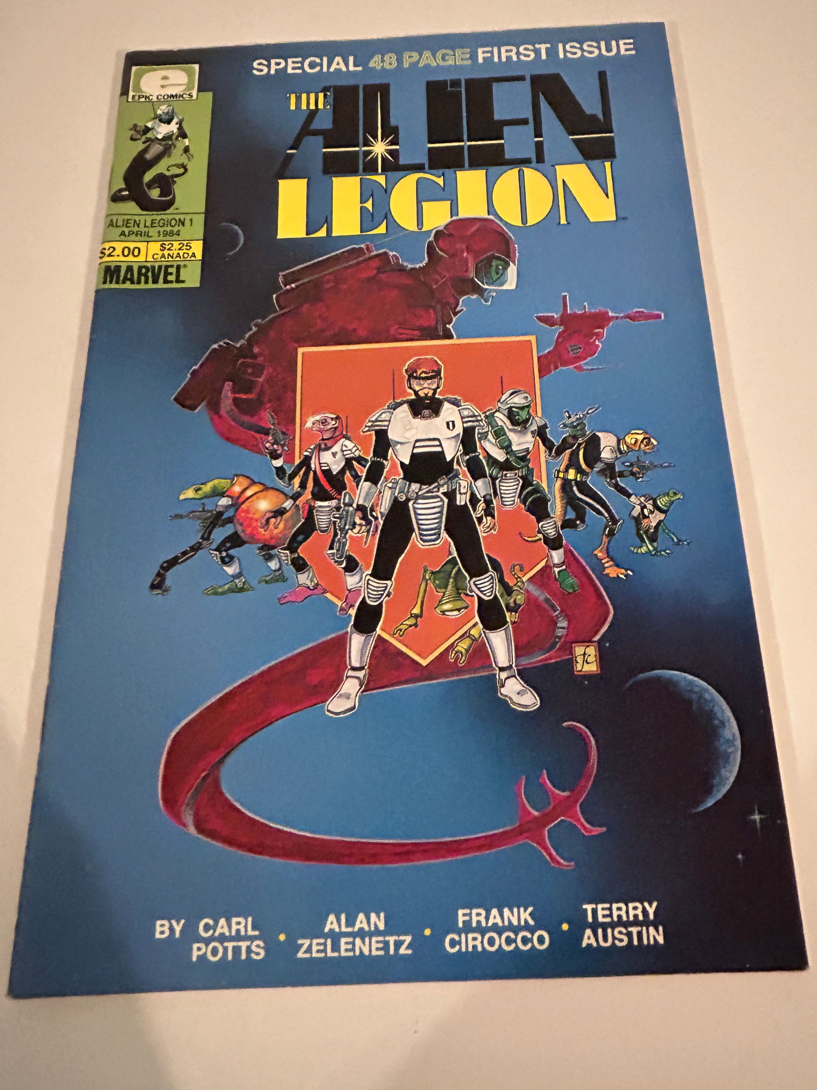 Vintage Comic Book Alien Legion # 1 (1 of 3)