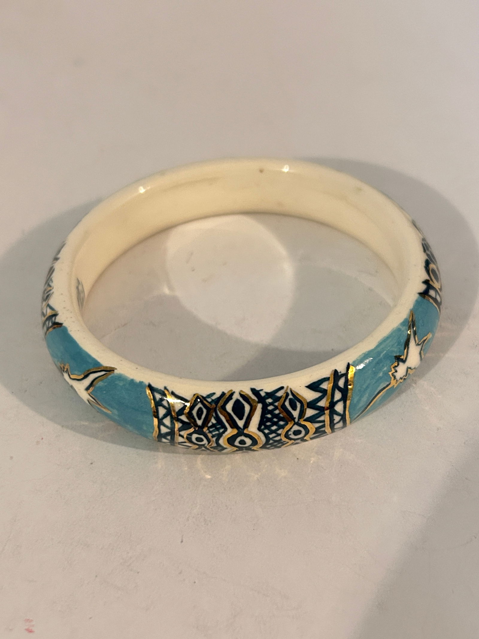 Vintage Bermuda Longtail ceramic Bracelet 8" (1 of 4)