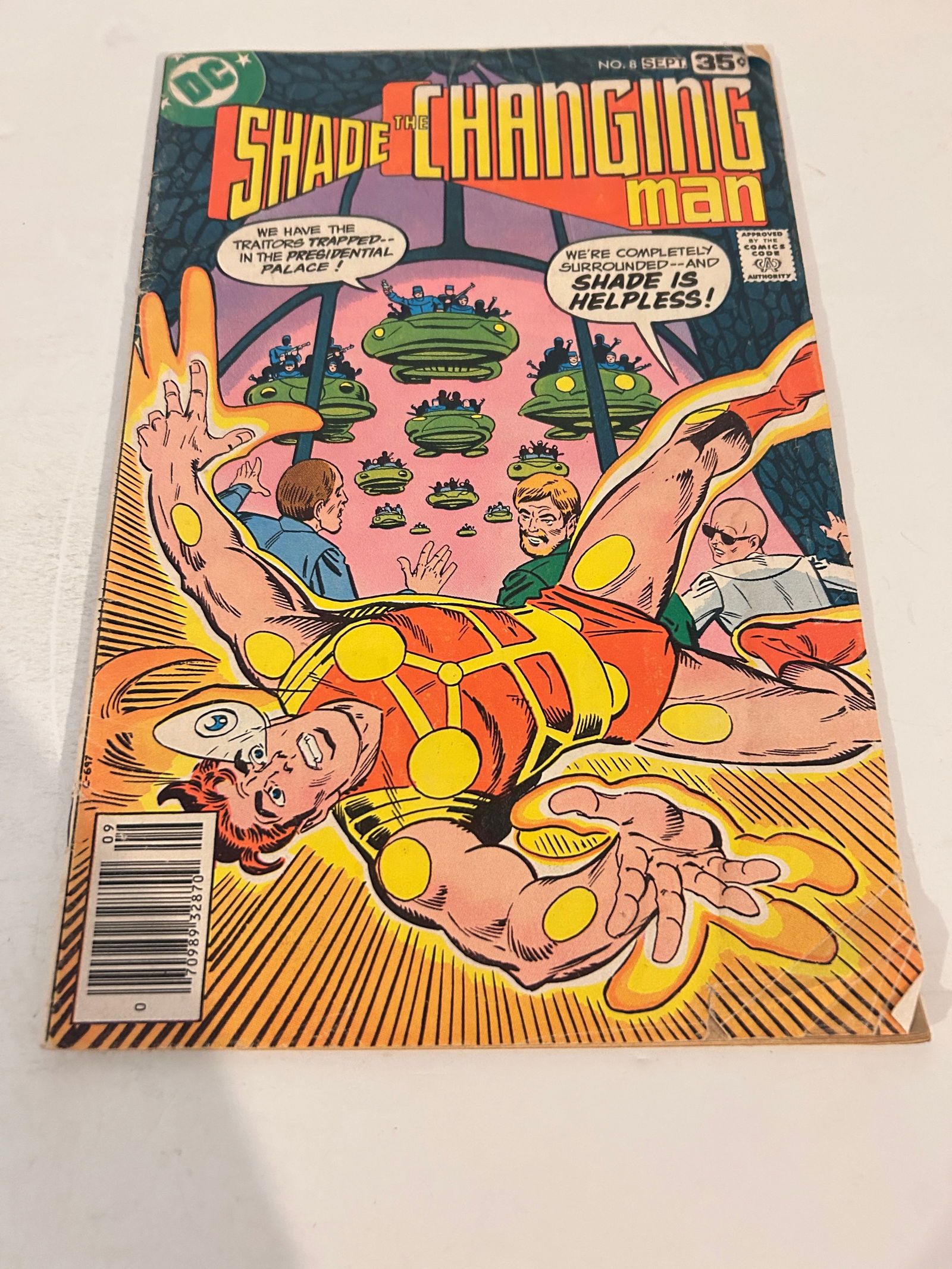 Vintage Comic Book Shade The Changing Man # 8 (1 of 2)