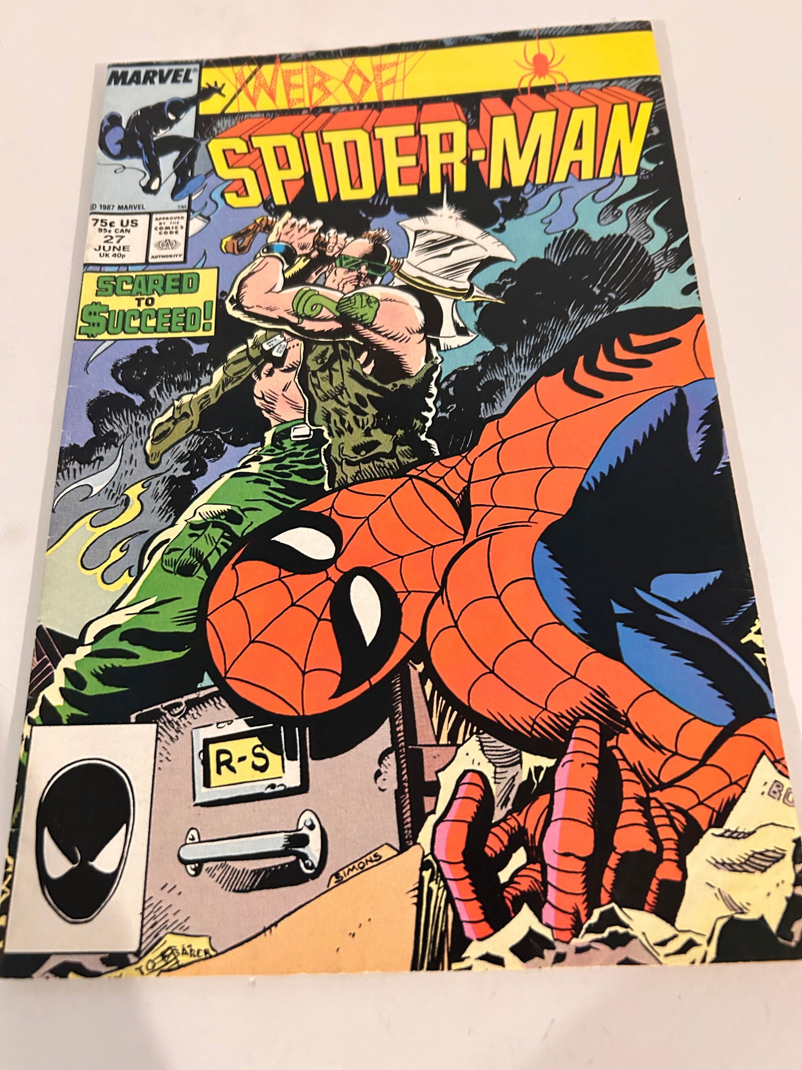 Vintage Comic Book Web of Spider-Man # 27 (1 of 3)