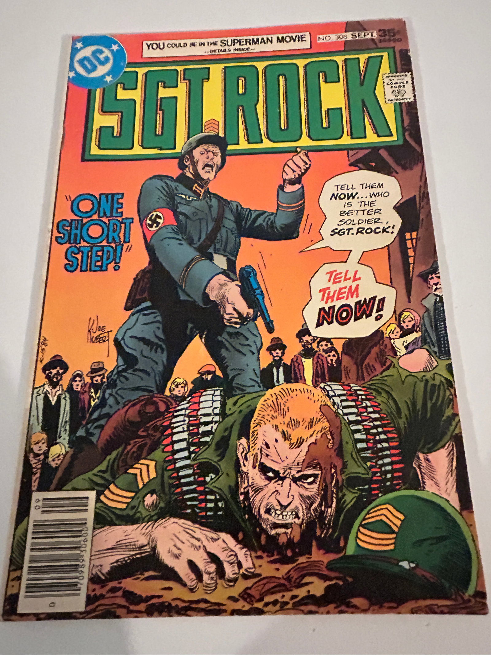 Vintage Comic Book Sgt Rock # 308 (1 of 3)