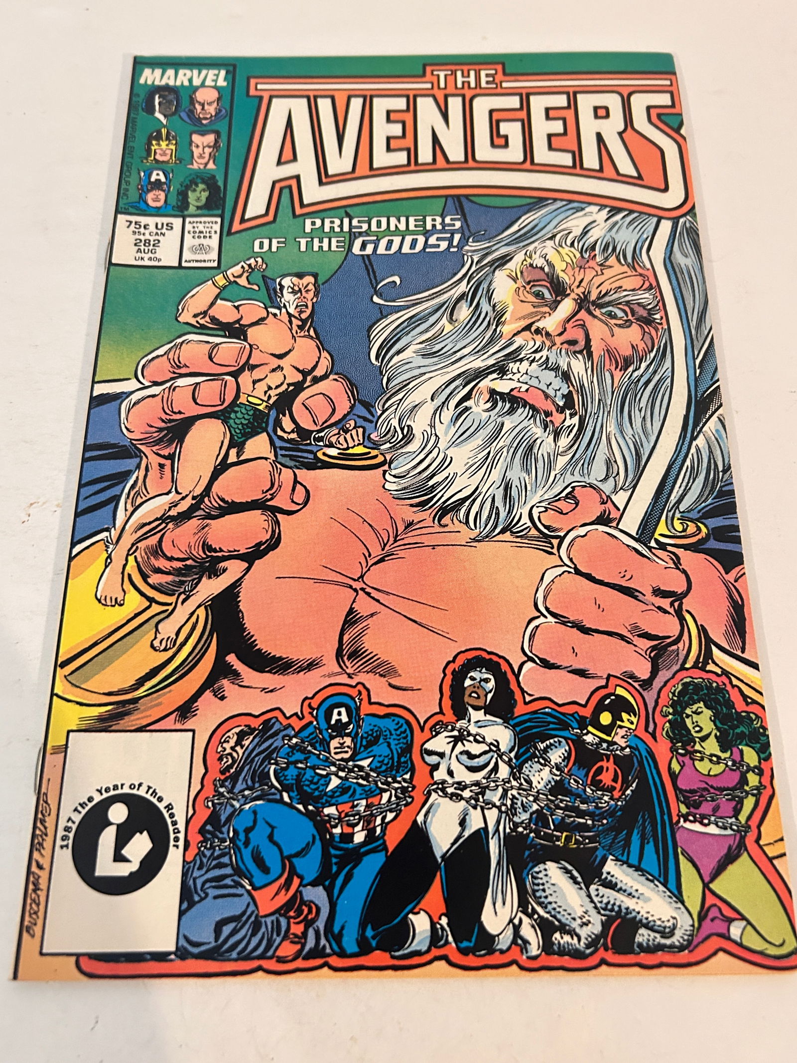 Vintage Comic Book The Avengers # 282 (1 of 2)