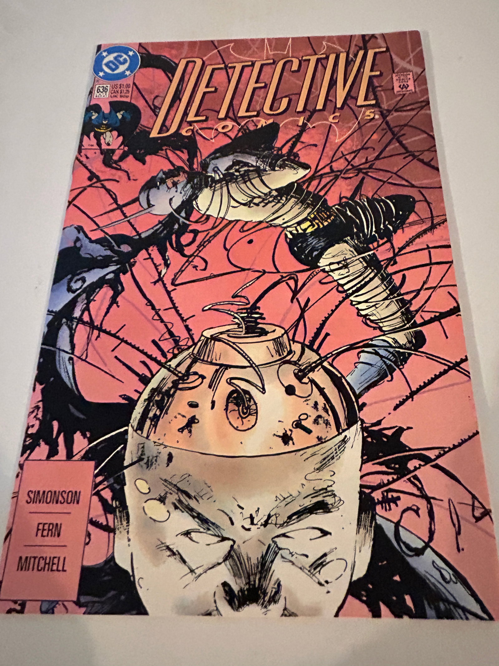Vintage Comic Book Detective Comics # 636 (1 of 3)