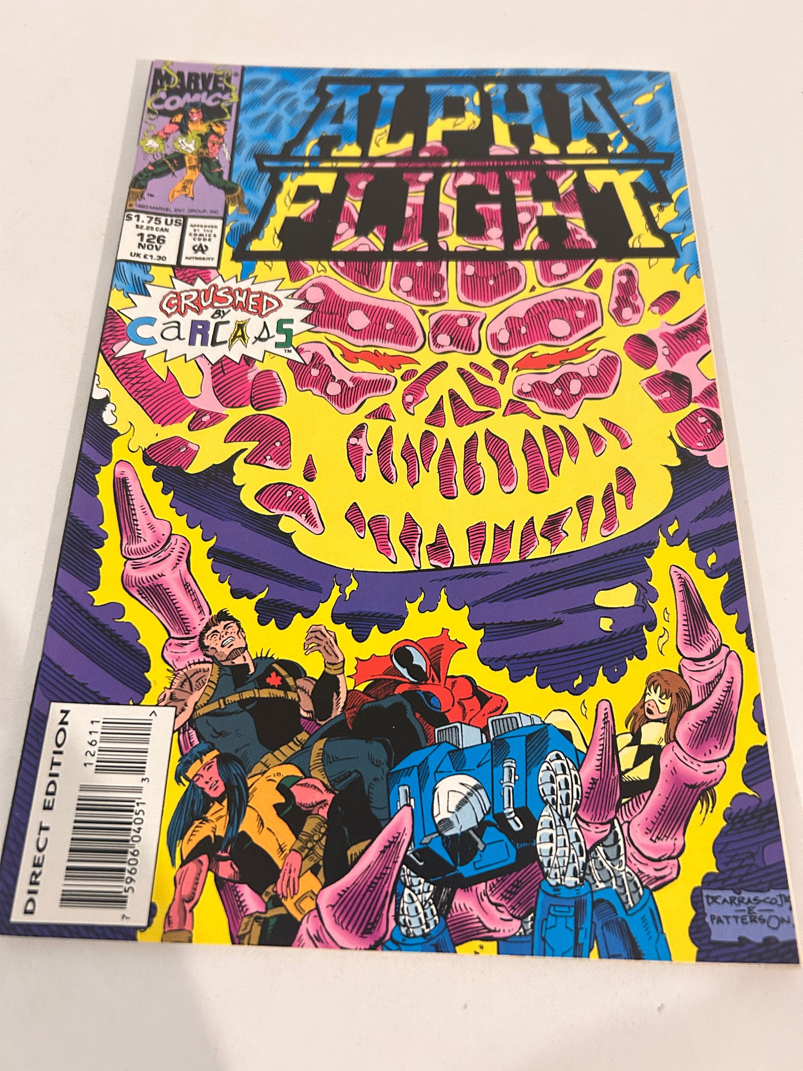 Vintage Comic Book Alpha Flight # 126 (1 of 3)