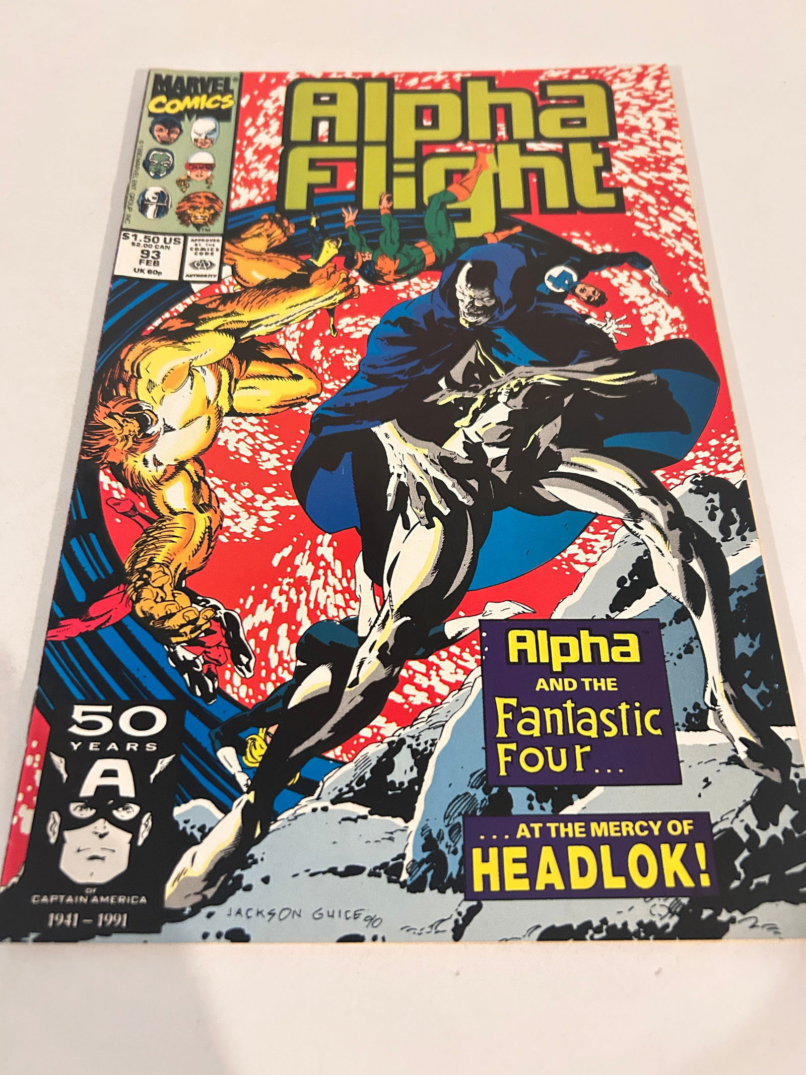 Vintage Comic Book Alpha Flight # 93 (1 of 3)