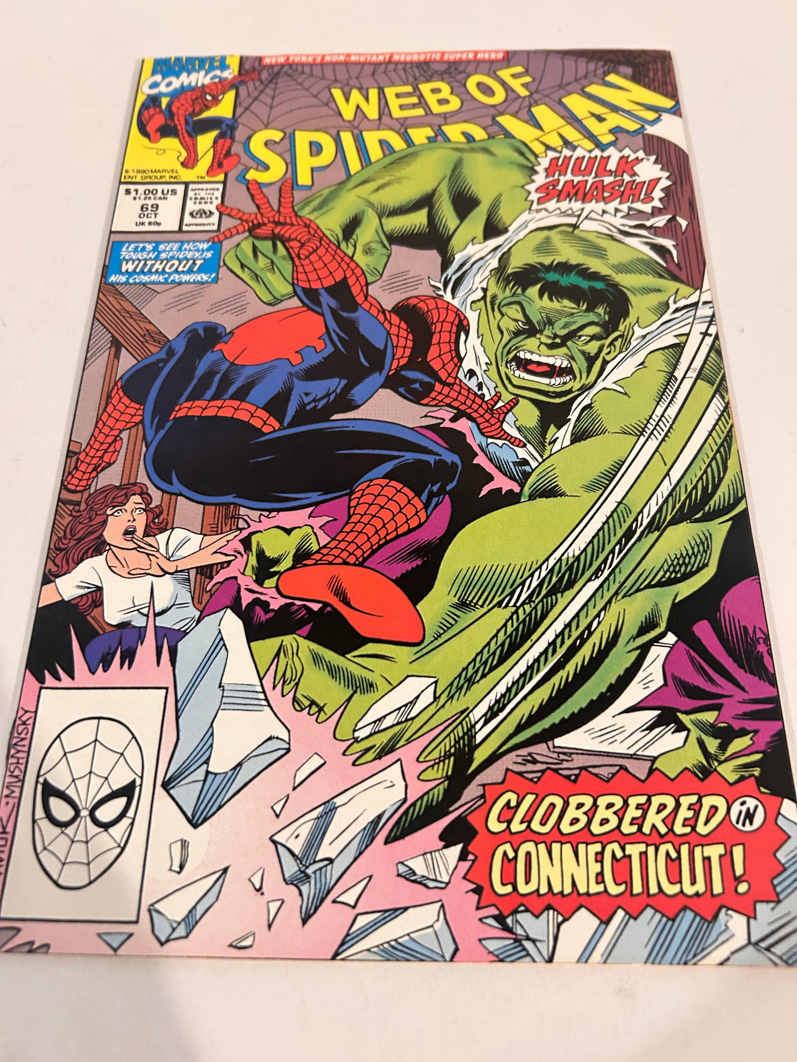 Vintage Comic Book Web of Spider-Man # 69 (1 of 3)