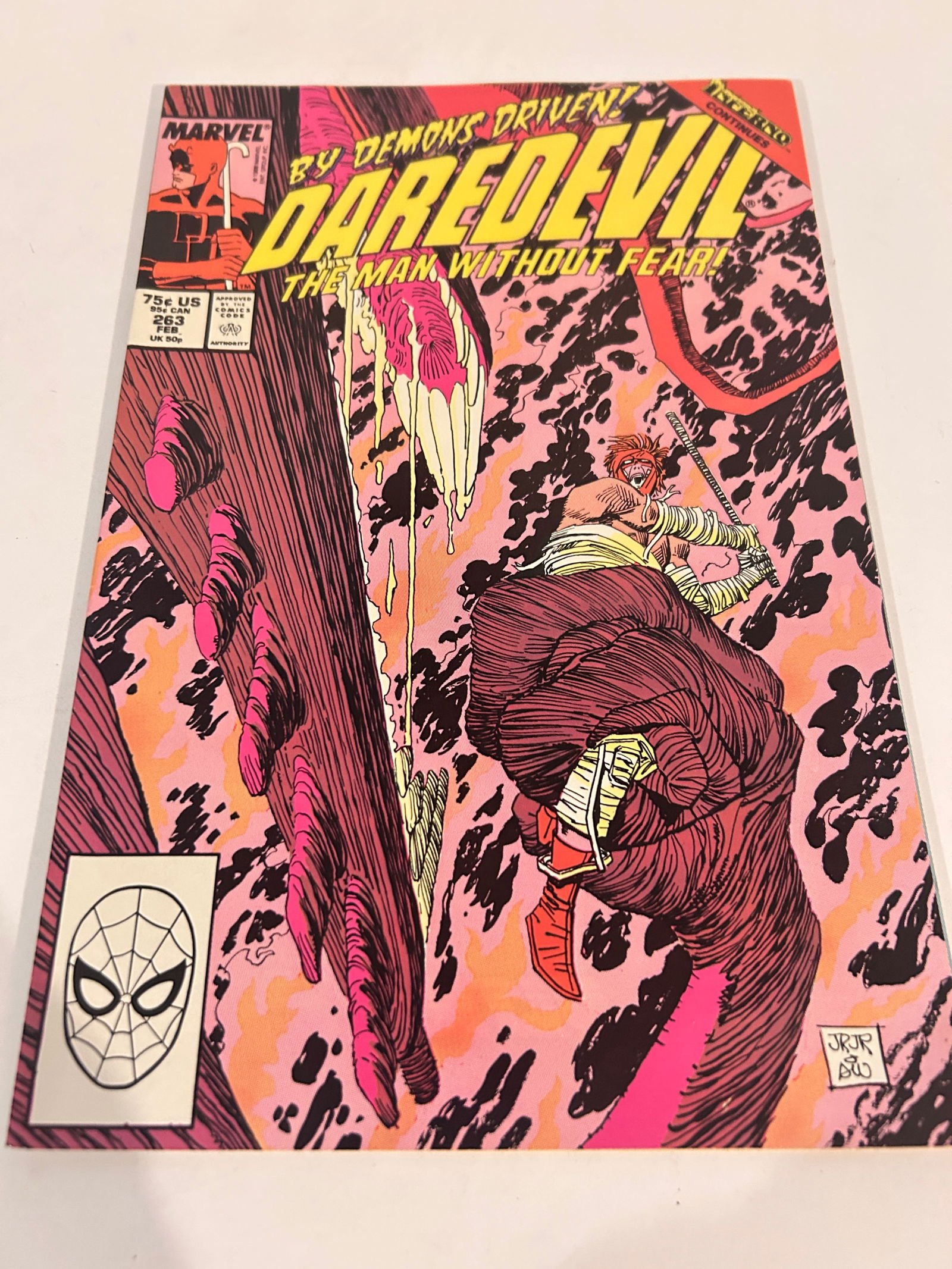 Vintage Comic Book Daredevil # 263 (1 of 3)