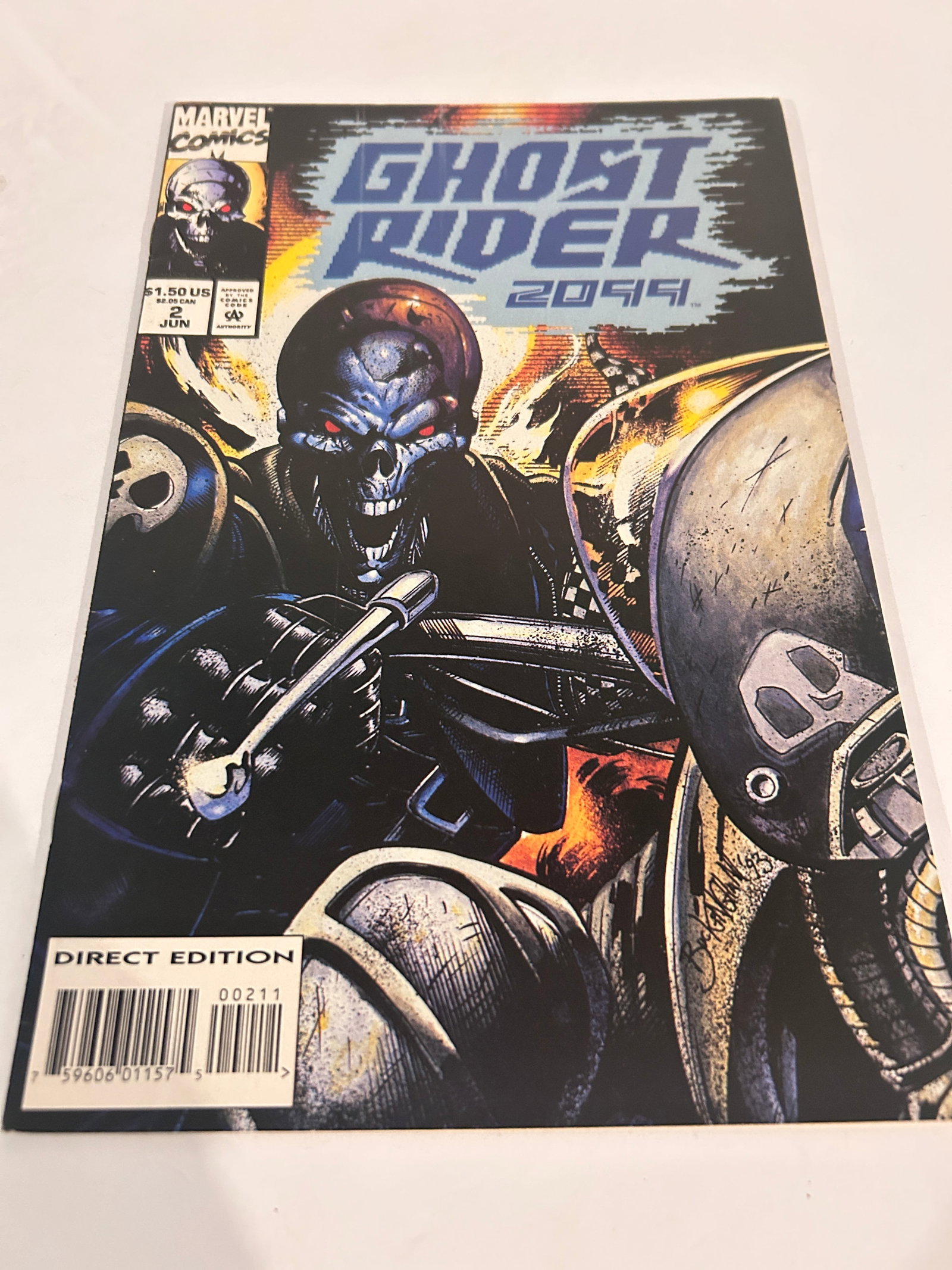 Vintage Comic Book Ghost Rider 2099 # 2 (1 of 3)