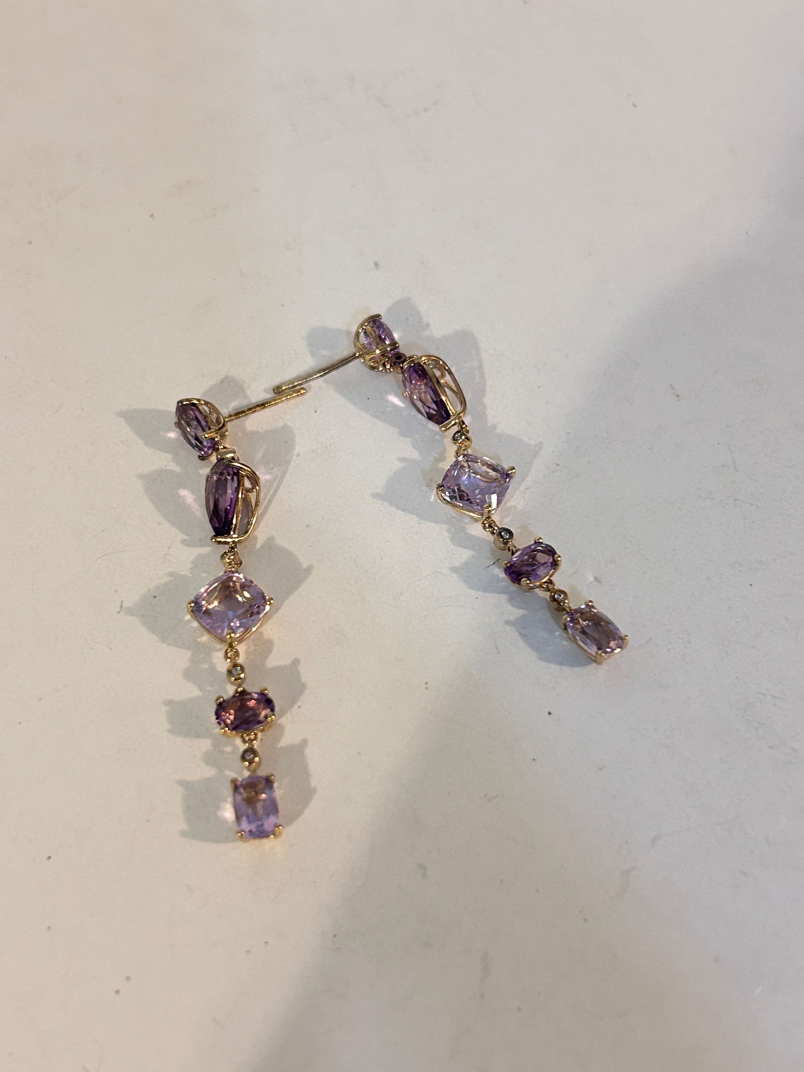 Sterling Silver Gem Stone Earrings (1 of 4)