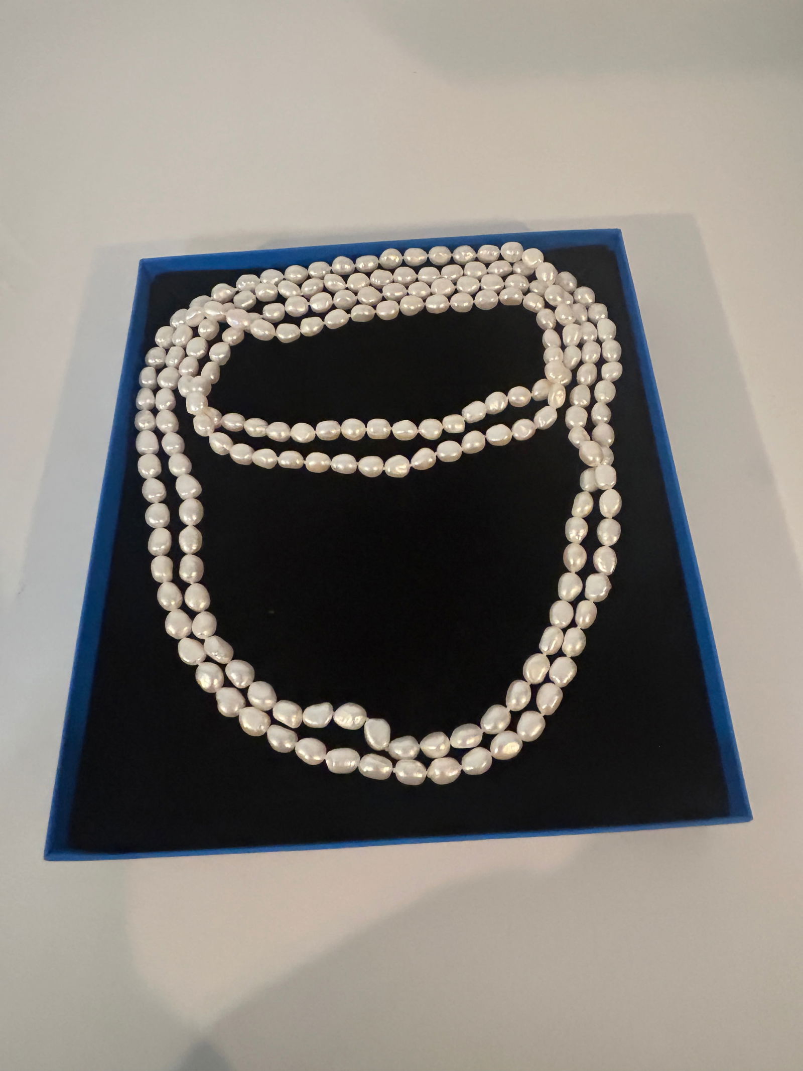 Ross-Simons Cultured Semi-Baroque Pearl Endless Neckless 80" (1 of 4)