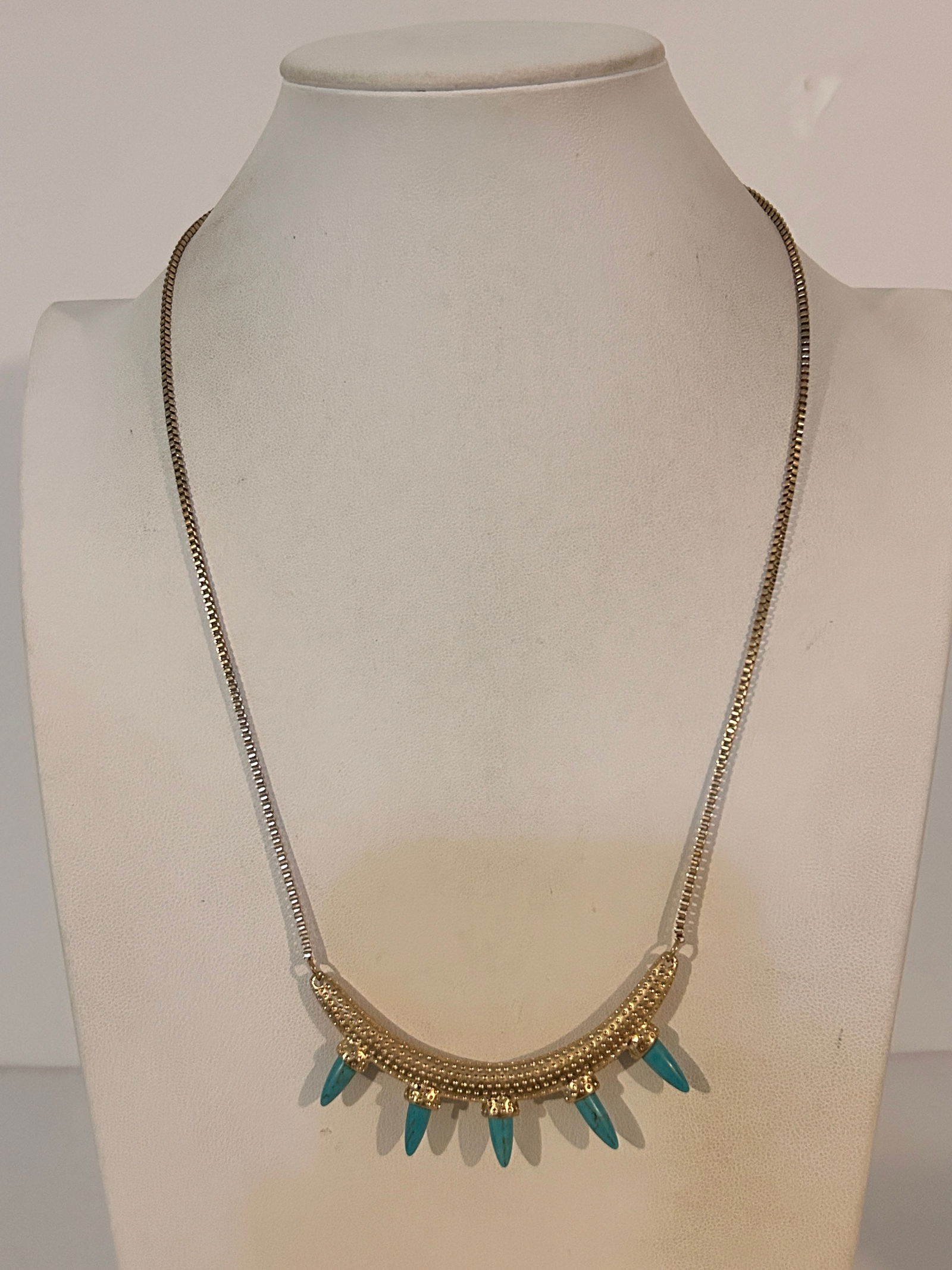 Vintage gold tone Necklace 21" (1 of 5)