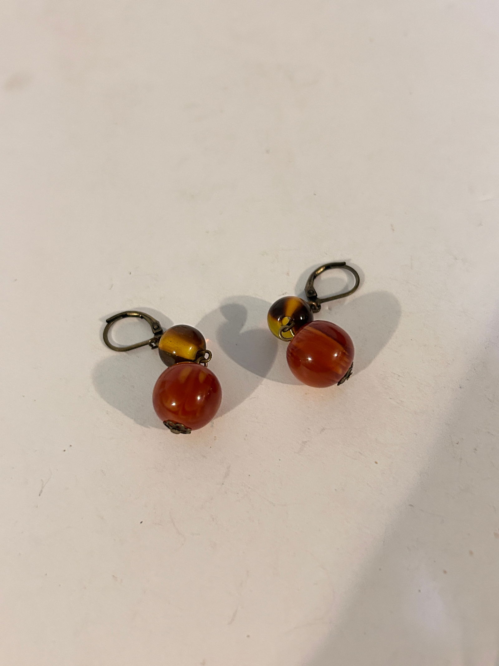 Vintage dangle bead Earrings (1 of 4)