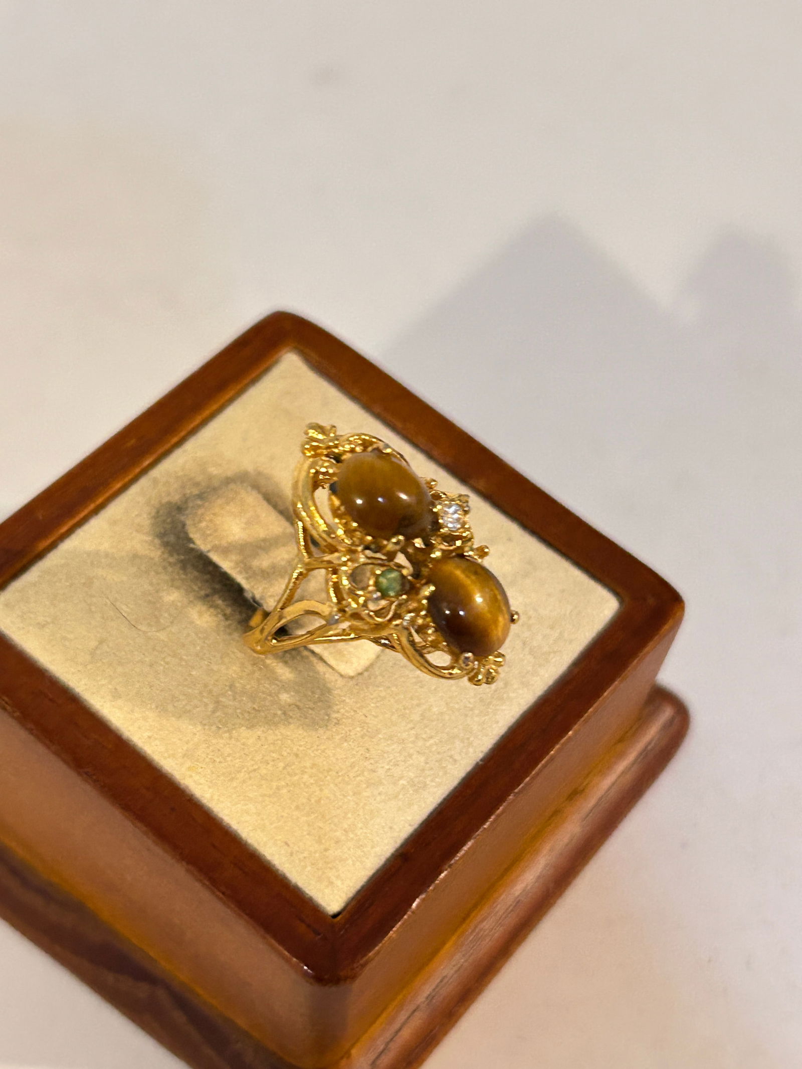 Vintage 14K HGE Custom Ring sz 6 (1 of 4)