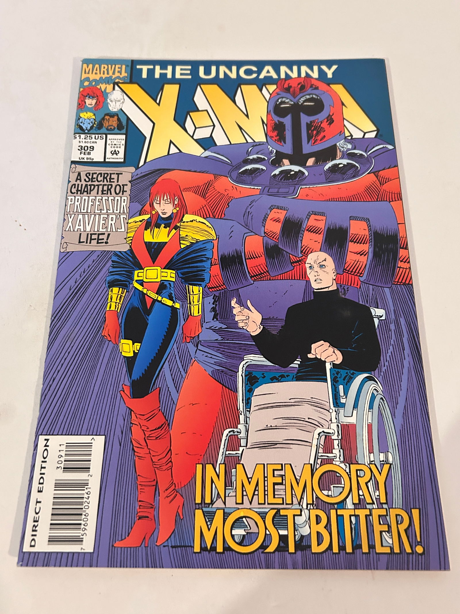 Vintage Comic Book Uncanny X-Men # 309 (1 of 3)