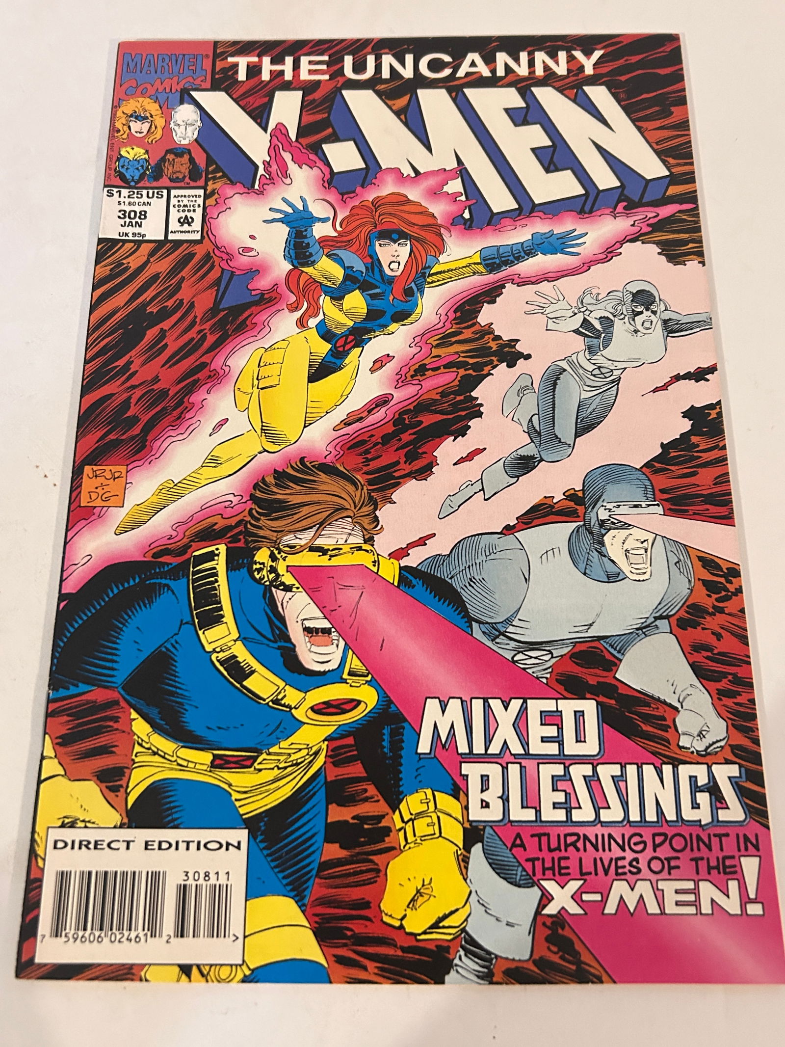 Vintage Comic Book Uncanny X-Men # 308 (1 of 3)