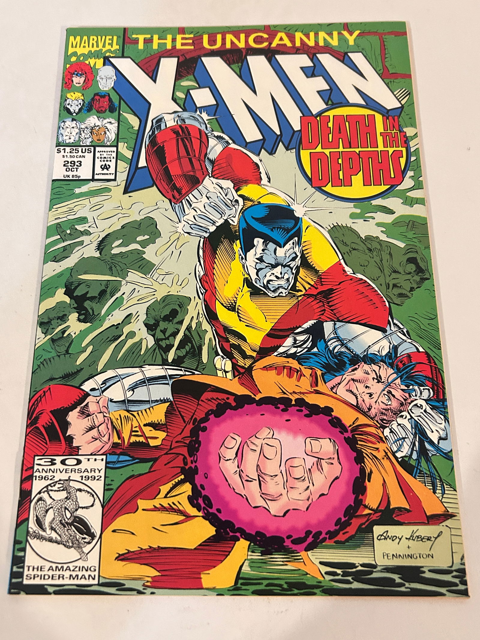 Vintage Comic Book Uncanny X-Men # 293 (1 of 3)