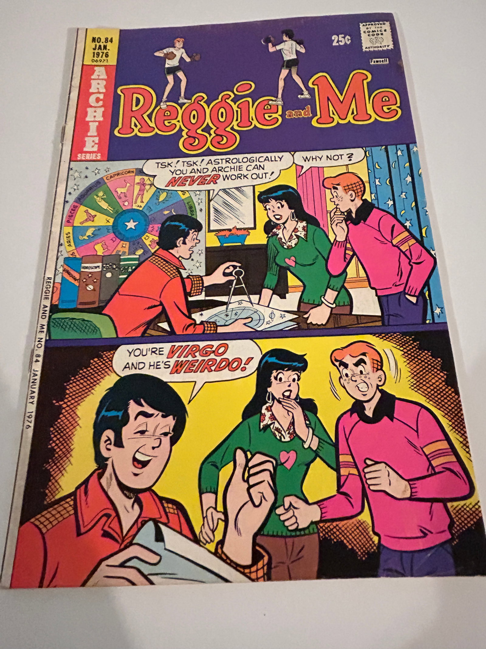 Vintage Comic Book Reggie and Me # 84: Vintage Comic Book Reggie and Me # 84 Please view all photos as they are part of the description and condition of this Item, Feel free to contact me with questions or picture requests! Used Item AS IS