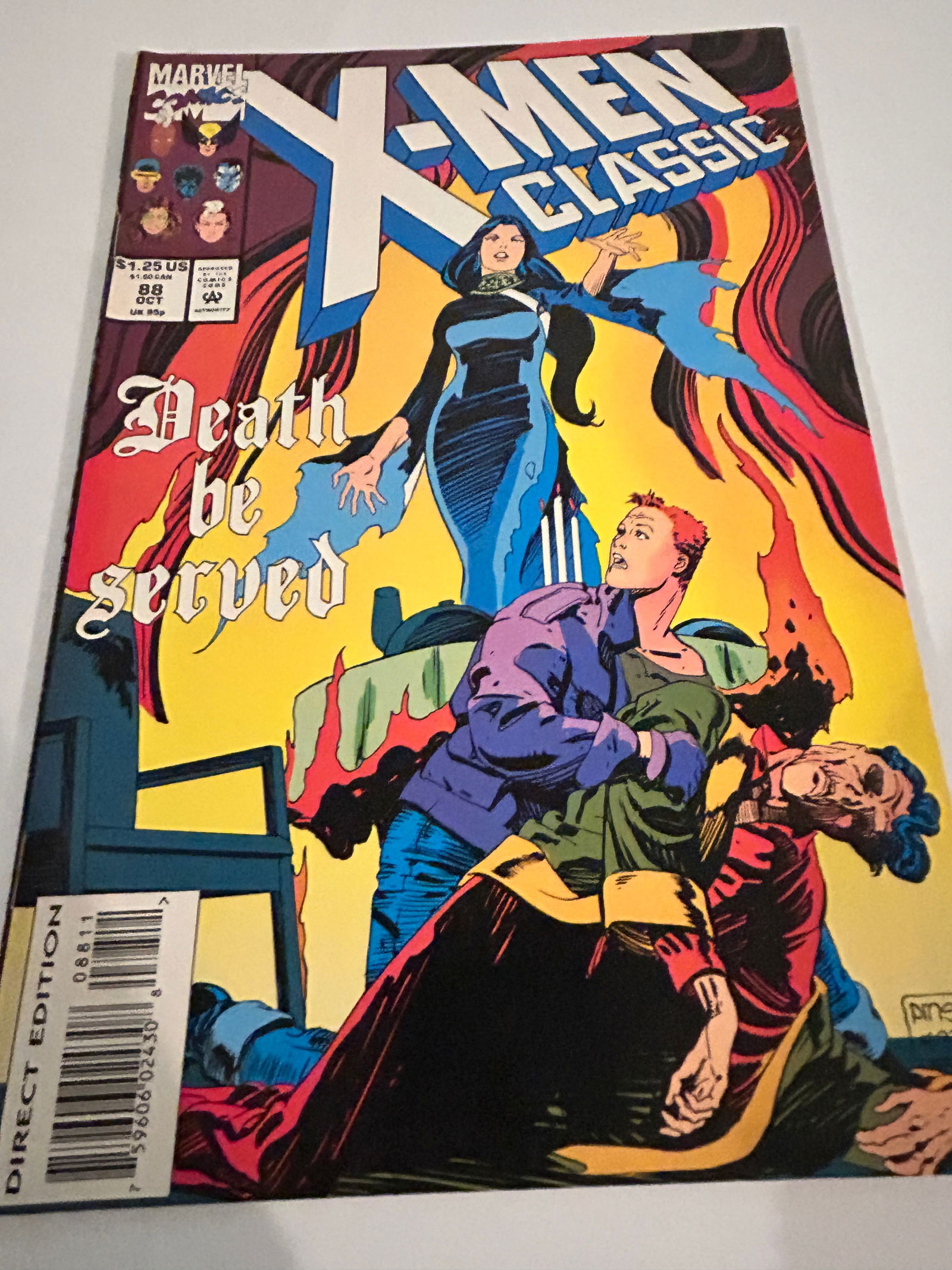 Vintage Comic Book X-Men Classic # 88: Vintage Comic Book X-Men Classic # 88 Please view all photos as they are part of the description and condition of this Item, Feel free to contact me with questions or picture requests! Used Item AS IS
