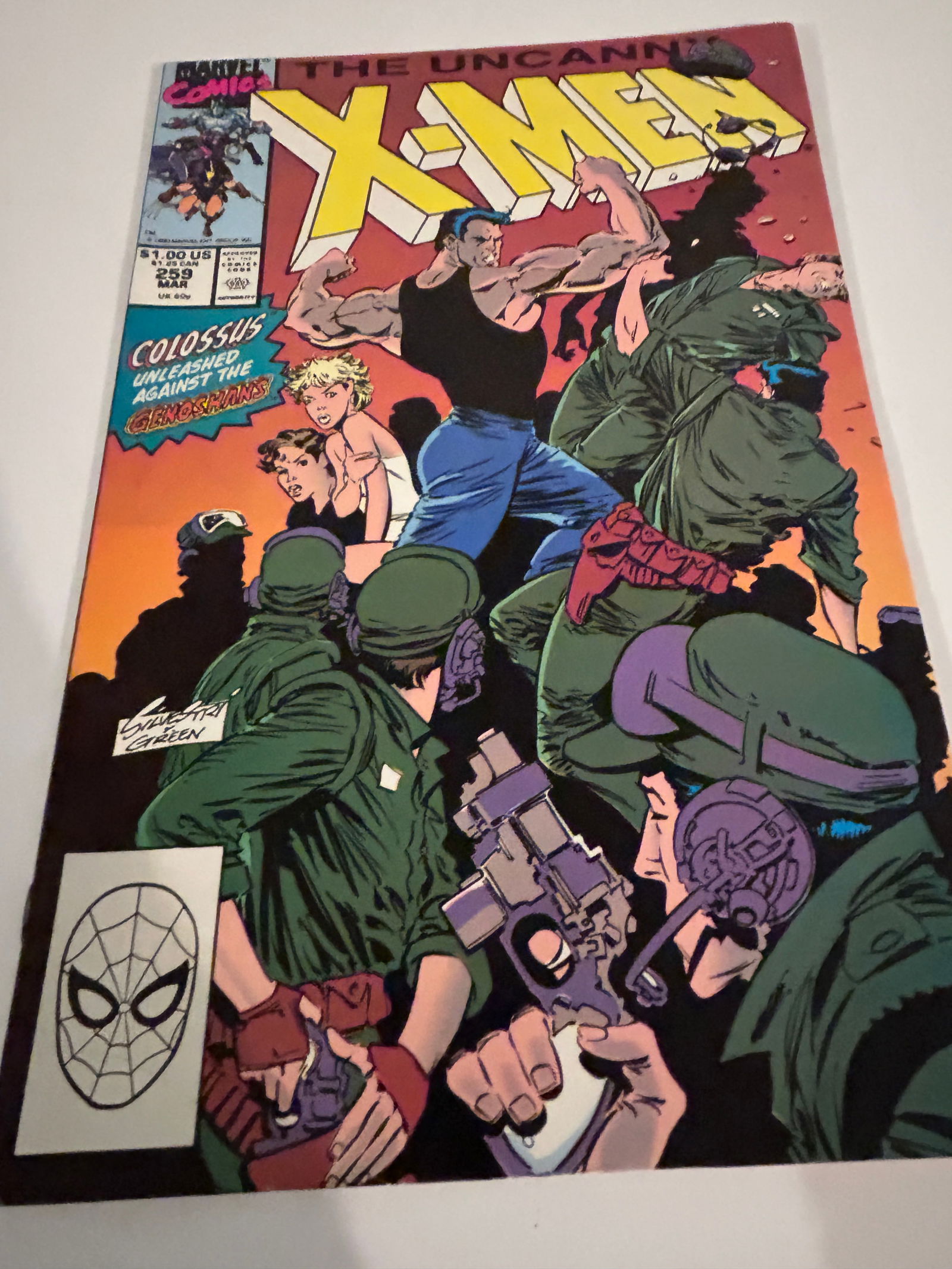 Vintage Comic Book Uncanny X-Men # 259: Vintage Comic Book Uncanny X-Men # 259 Please view all photos as they are part of the description and condition of this Item, Feel free to contact me with questions or picture requests! Used Item AS I