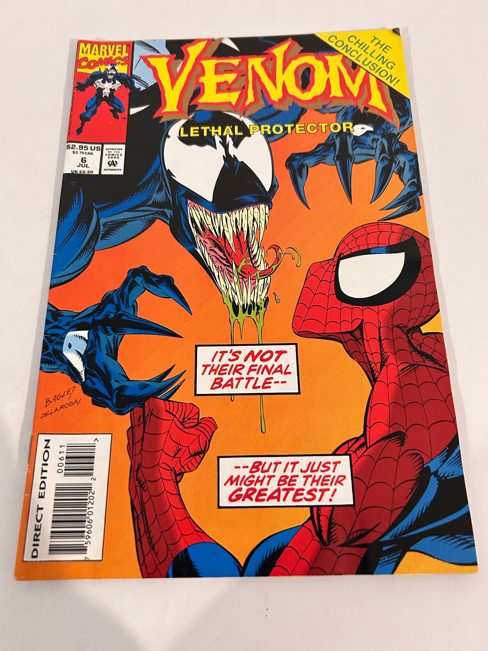 Vintage Comic Book Venom # 6: Vintage Comic Book Venom # 6 Please view all photos as they are part of the description and condition of this Item, Feel free to contact me with questions or picture requests! Used Item AS IS