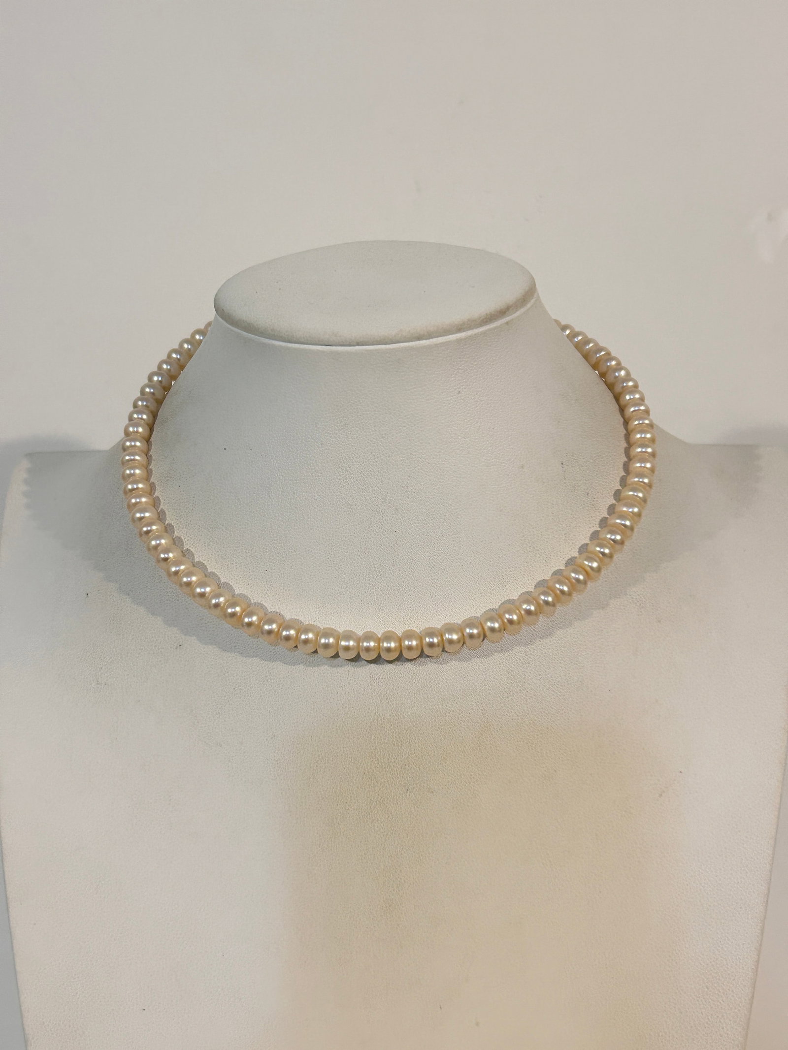 Honora white cultured pearl Stretch Necklace (1 of 5)