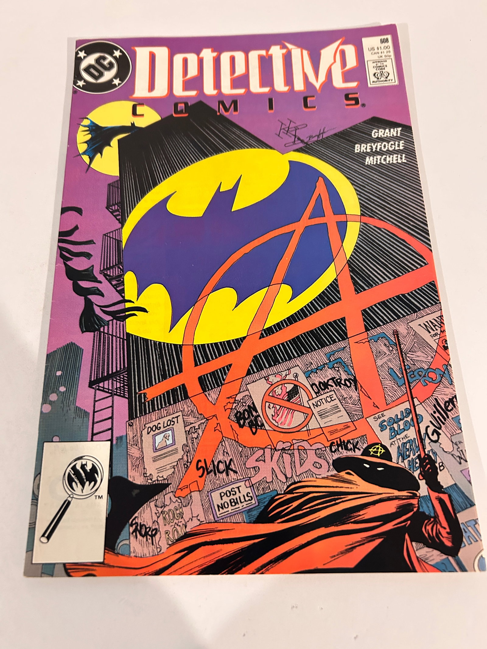 Vintage Comic Book Detective Comics # 608 (1 of 3)