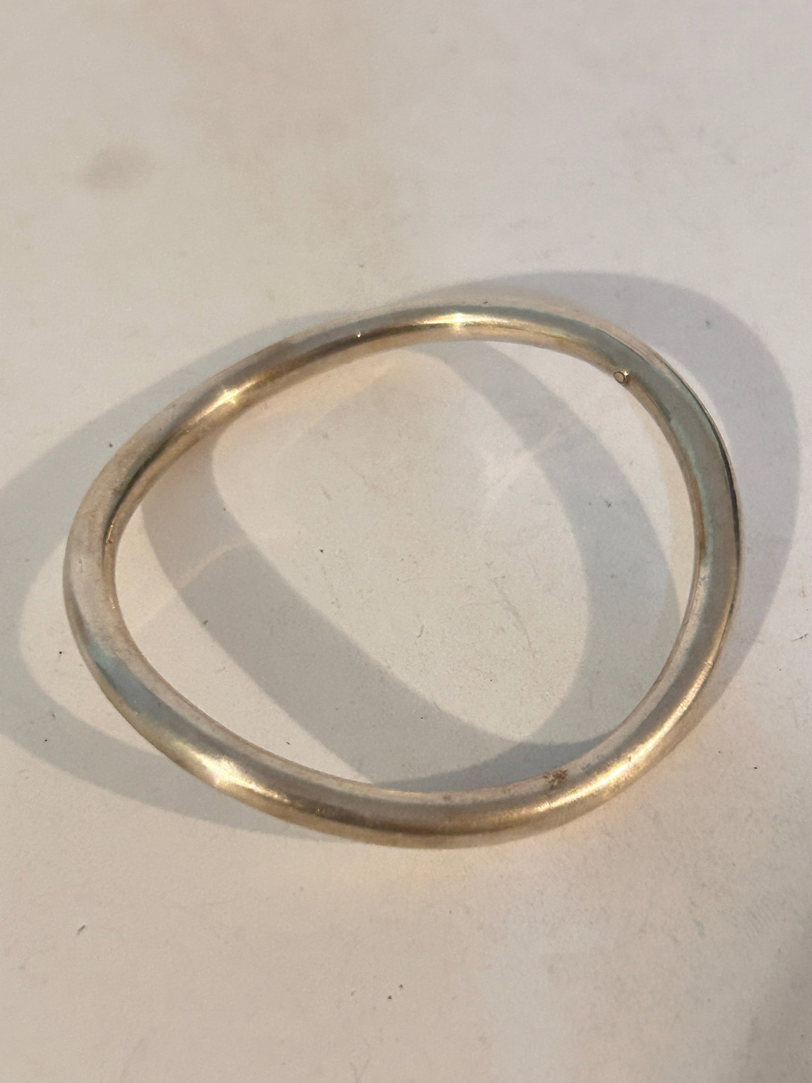 Vintage Sterling Silver Twist Bracelet sz 7" 12 Grams (1 of 5)