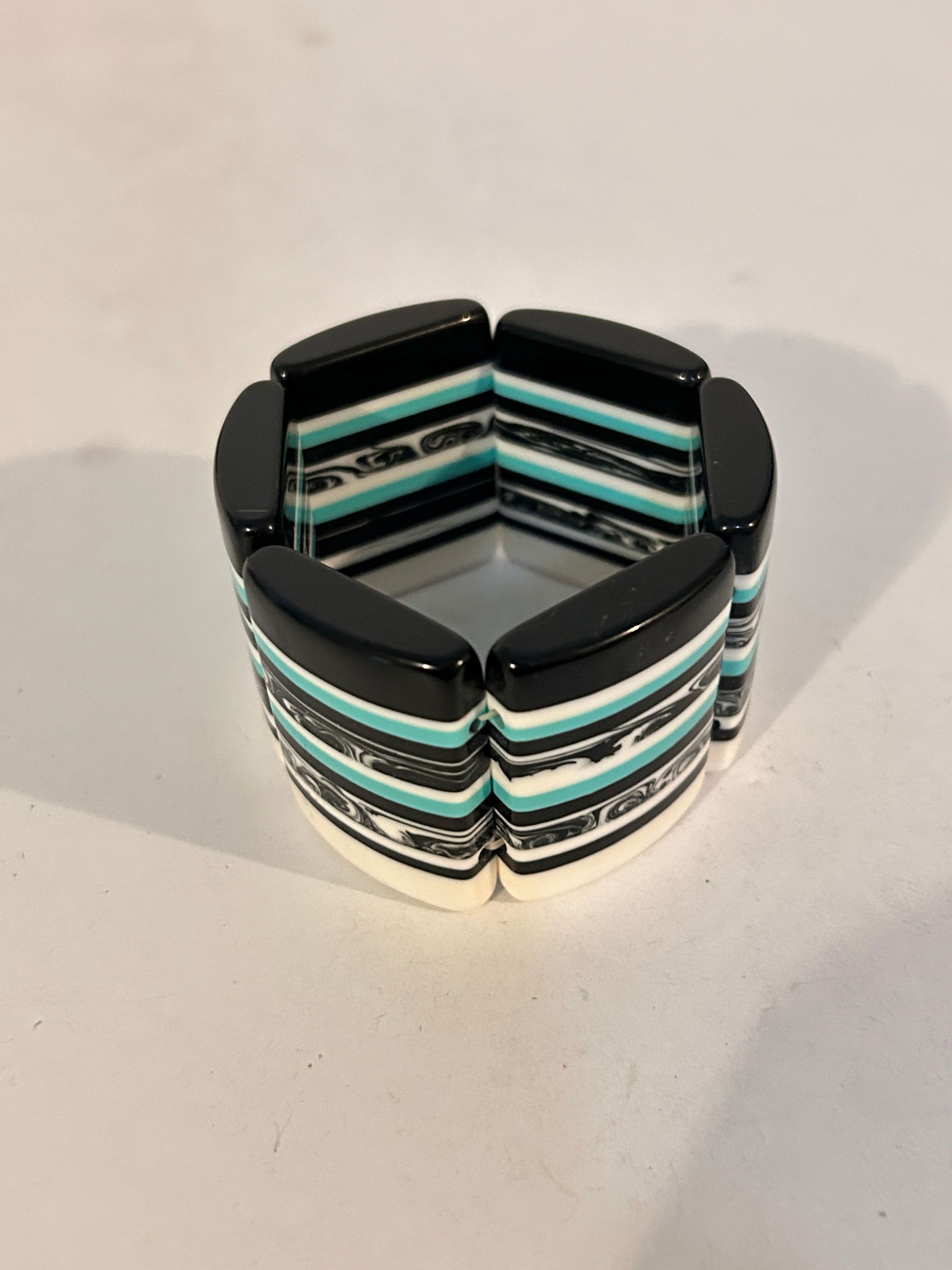 Multi Coloured Bracelet stretch (1 of 3)