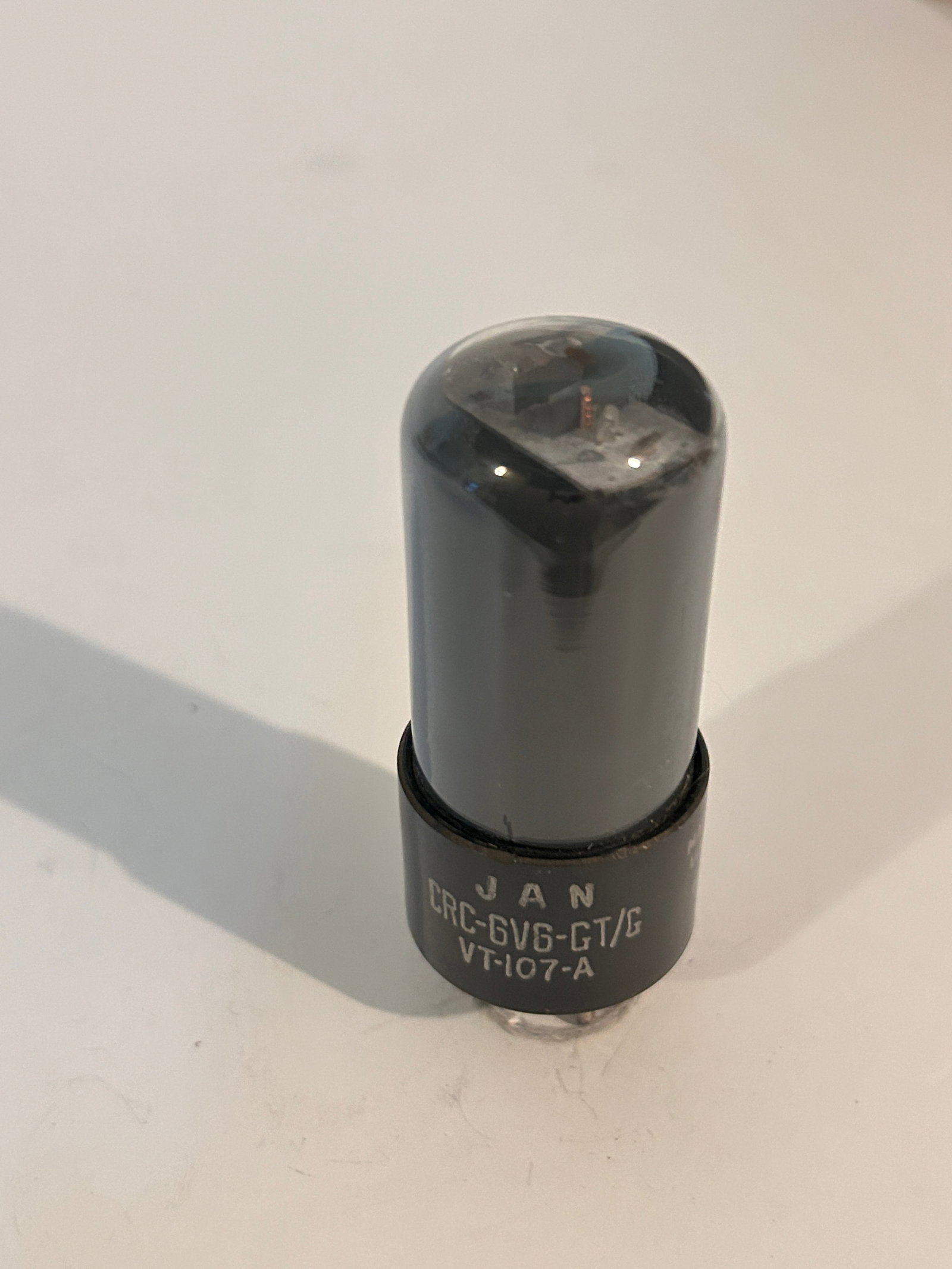 JAN CRC 6V6GT /G VT-107A Gray Glass 1945 Vacuum Tube Tested: JAN CRC 6V6GT /G VT-107A Gray Glass 1945 Vacuum Tube Tested Please view all photos as they are part of the description and condition of this Item, Feel free to contact me with questions or picture req