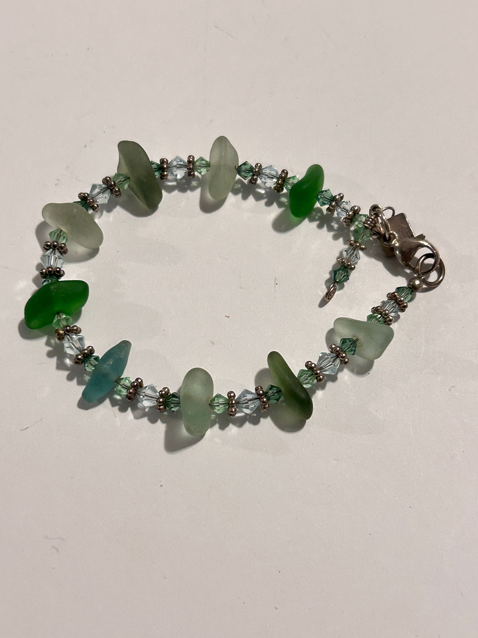 Vintage Swarovski Crystal Sterling Silver Bracelet 8" (1 of 3)