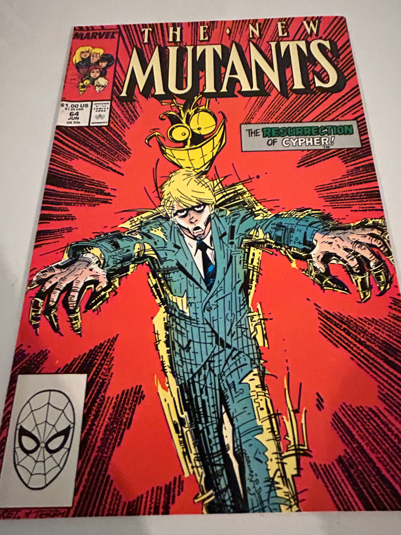 Vintage Comic Book The New Mutants # 64 (1 of 3)