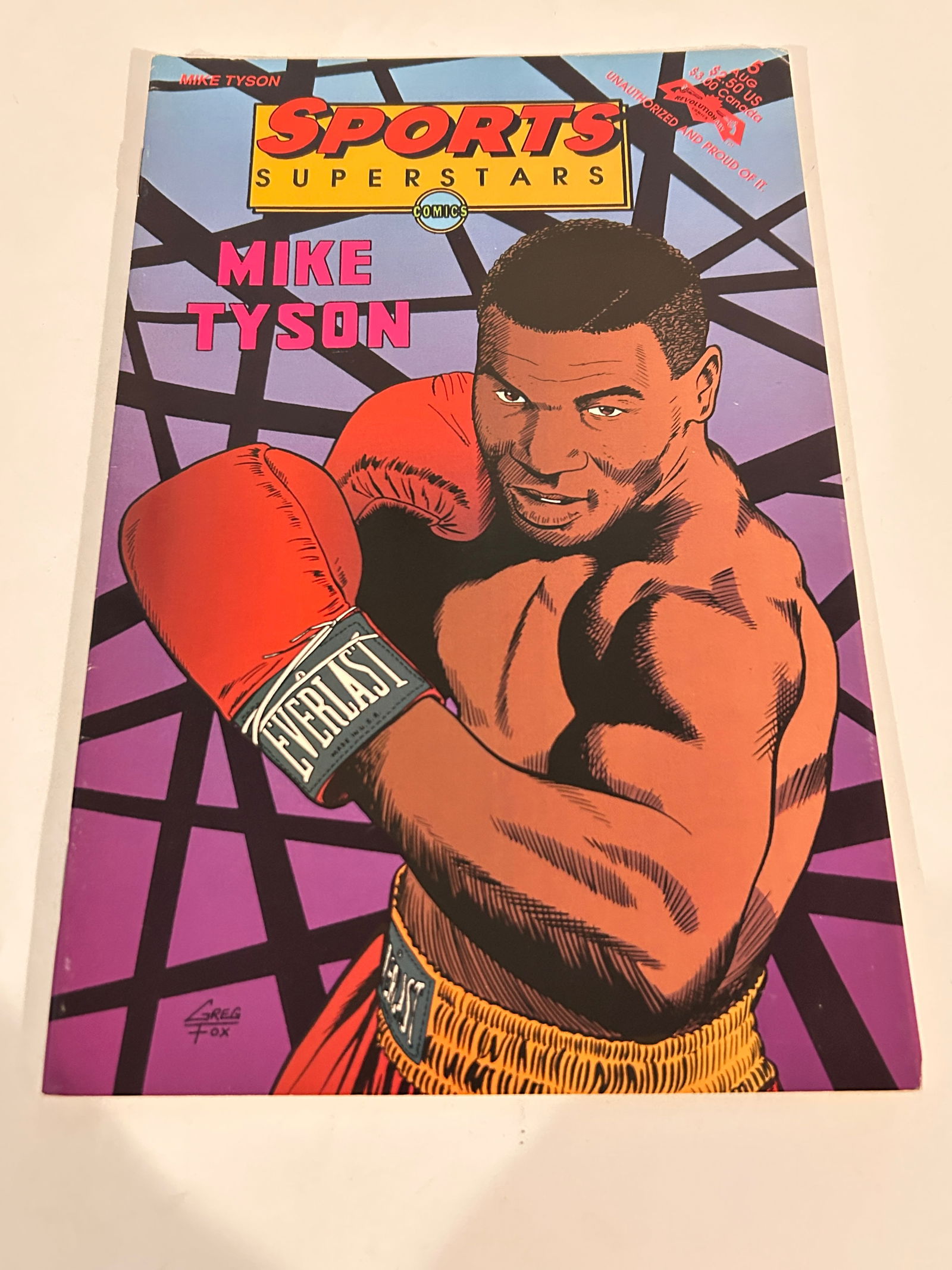 Vintage Comic Book Mike Tyson # 5 (1 of 3)