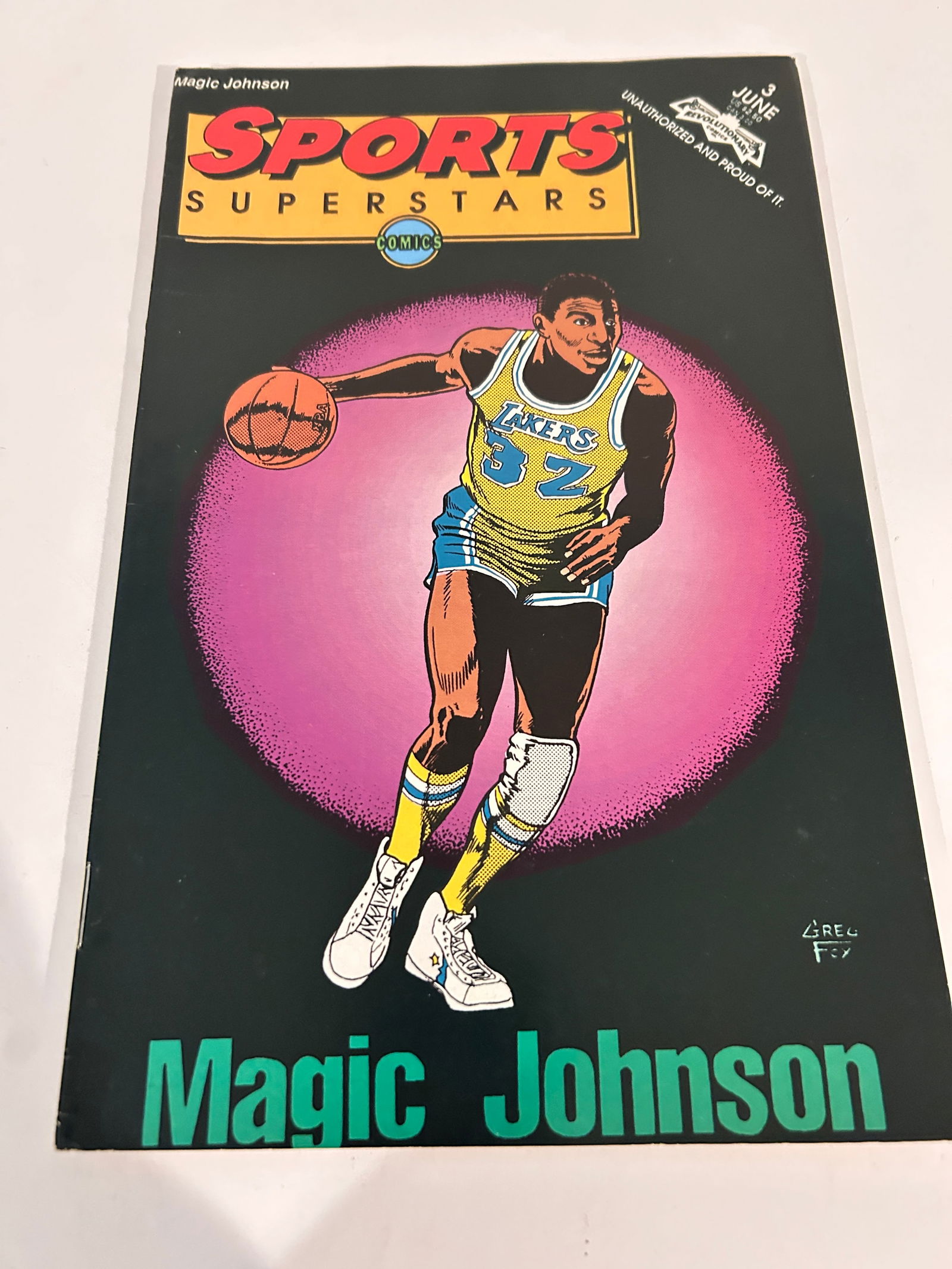 Vintage Comic Book Magic Johnson # 3 (1 of 3)