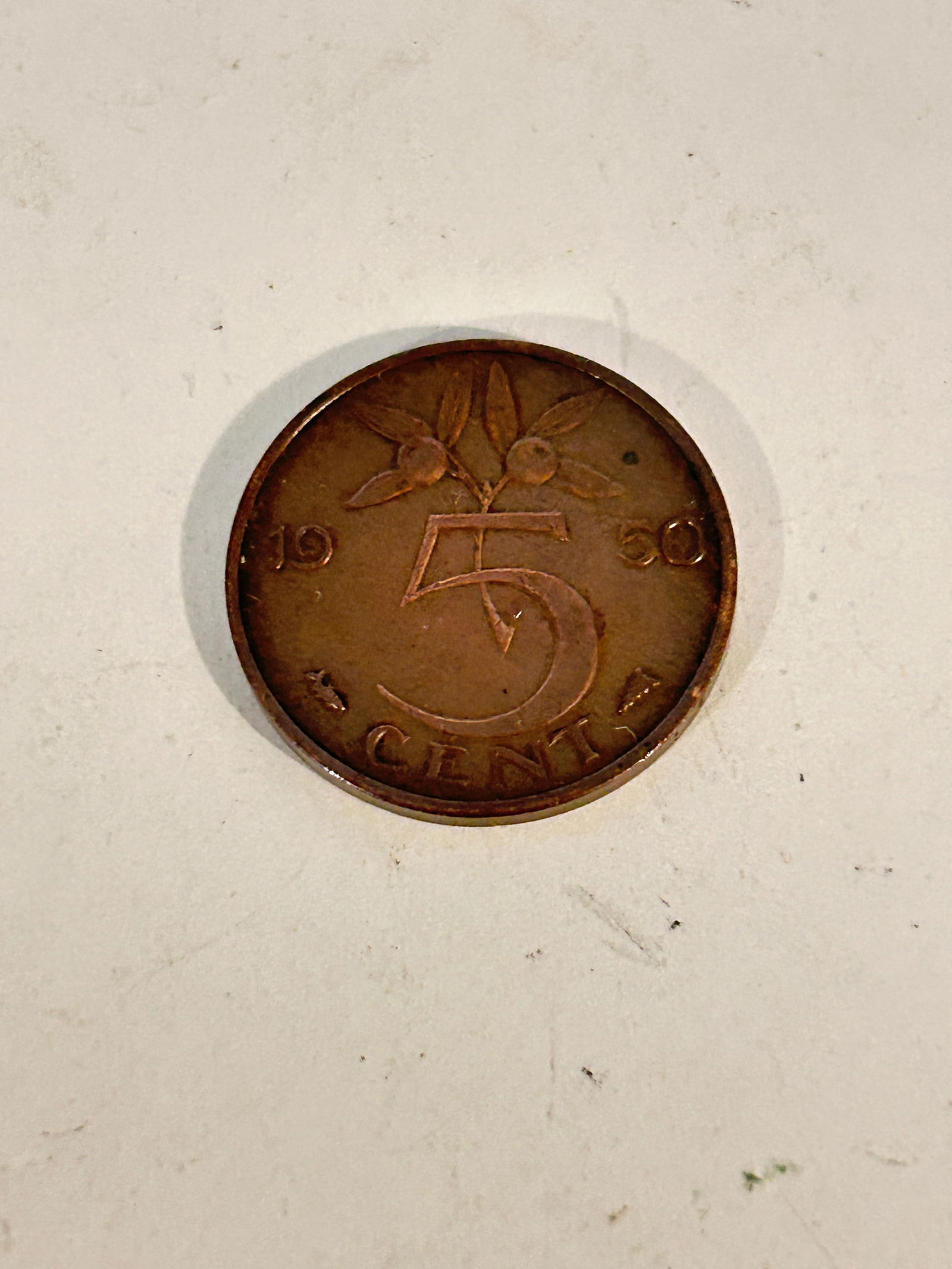 Netherlands 5 Cent Juliana coin 1950 (1 of 3)