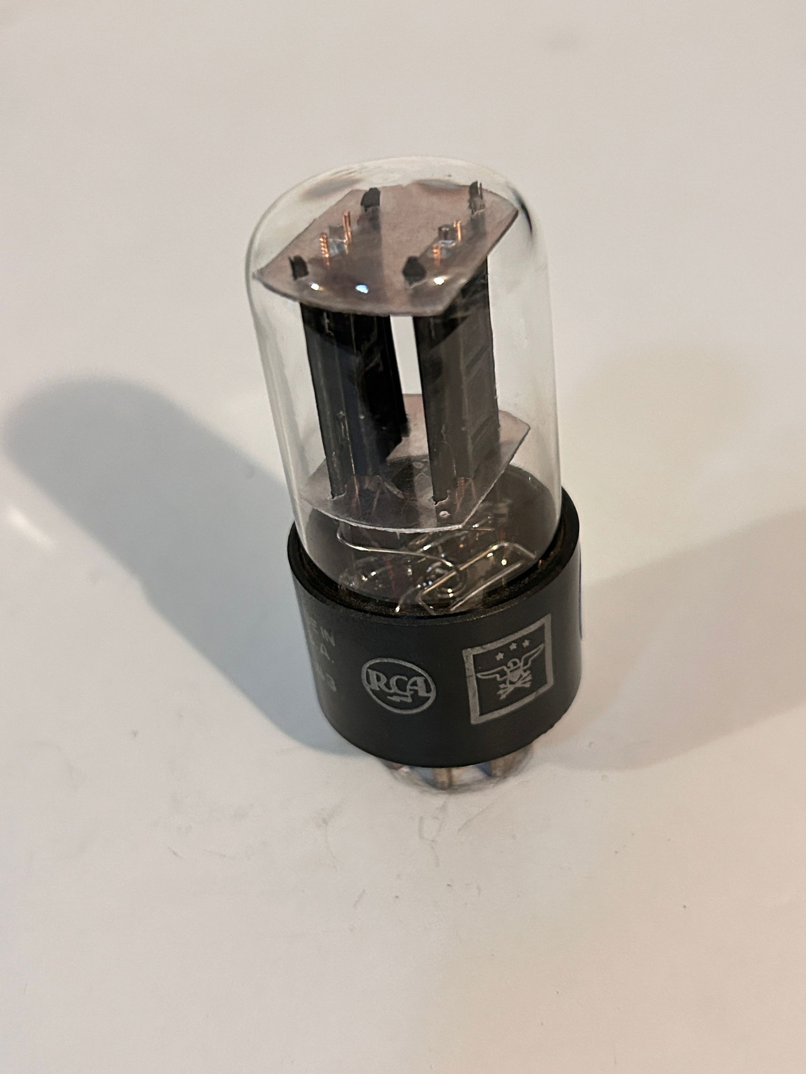 Vintage RCA JAN-CRC 6SN7GT 3-43 Military Tested: Vintage RCA JAN-CRC 6SN7GT 3-43 Military Tested Please view all photos as they are part of the description and condition of this Item, Feel free to contact me with questions or picture requests! Used