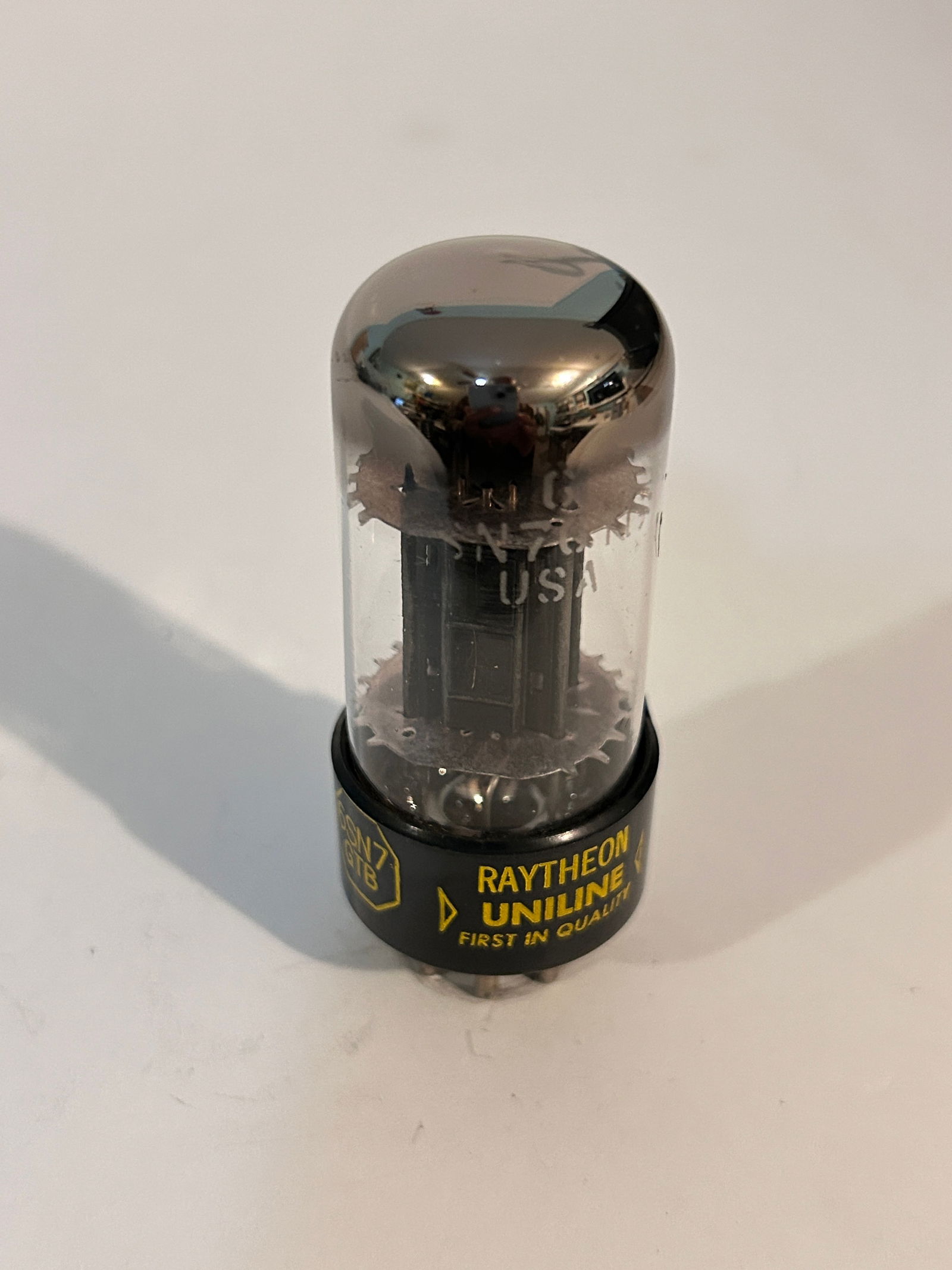 Vintage 6SN7GTB Raytheon Vacuum Tube Tested: Vintage 6SN7GTB Raytheon Vacuum Tube Tested Please view all photos as they are part of the description and condition of this Item, Feel free to contact me with questions or picture requests! Used Item