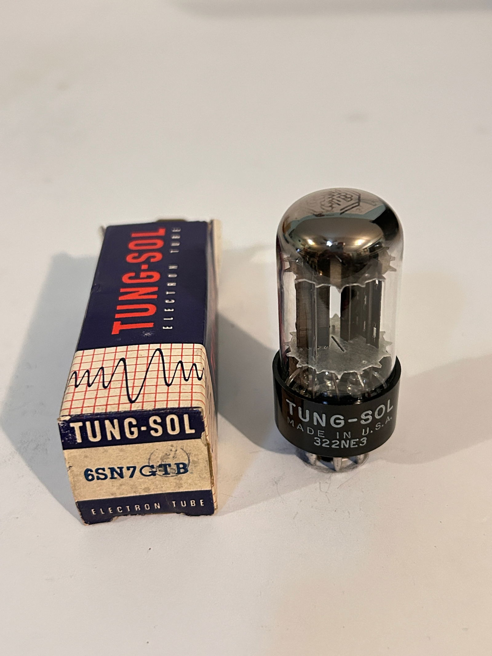 Tung-Sol USA 6SN7GTB, early 1960's TESTED Tube (1 of 5)