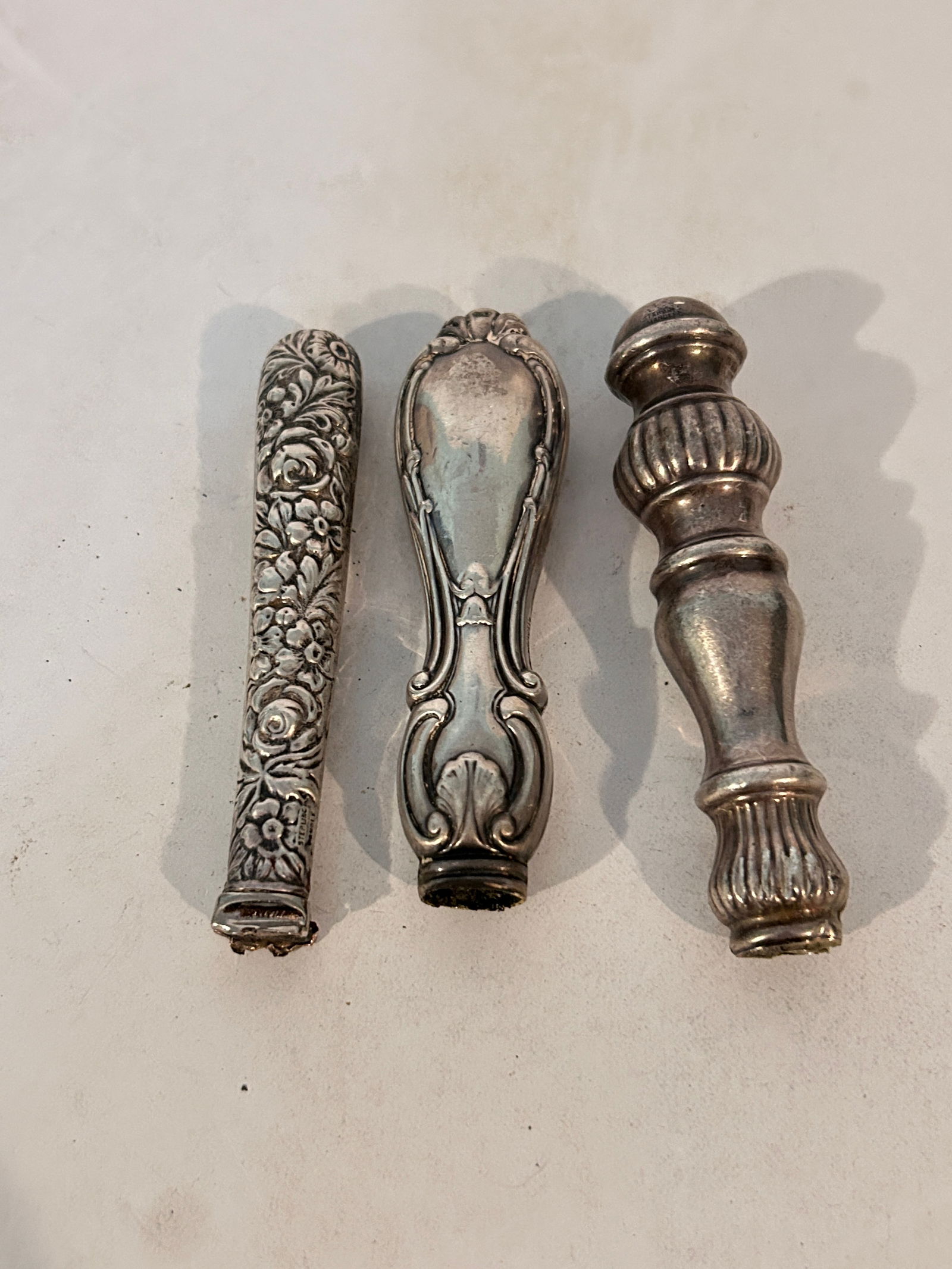 3 Sterling Silver Weighted Handles (1 of 4)